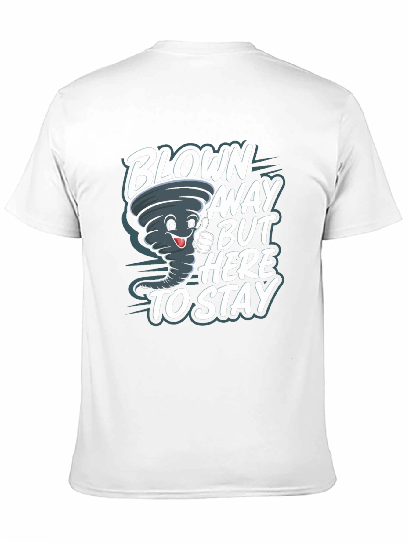 Blown Away Tornado Graphic Tee - Black