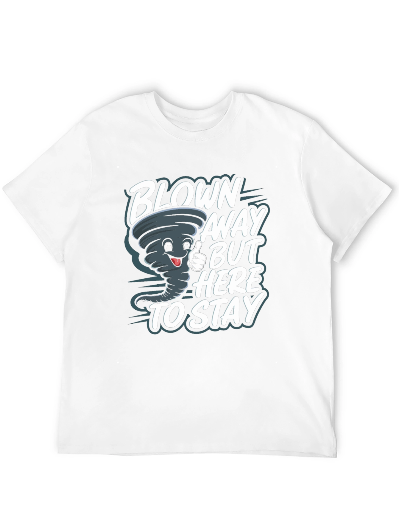 Blown Away Tornado Graphic Tee - Black