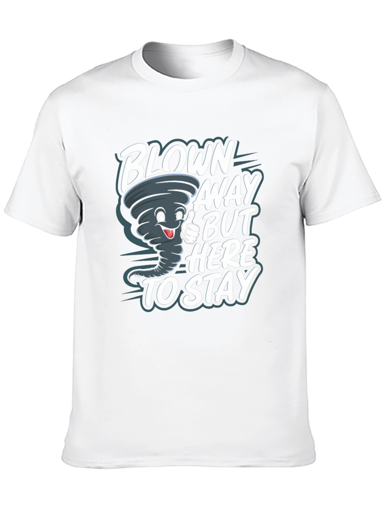 Blown Away Tornado Graphic Tee - Black