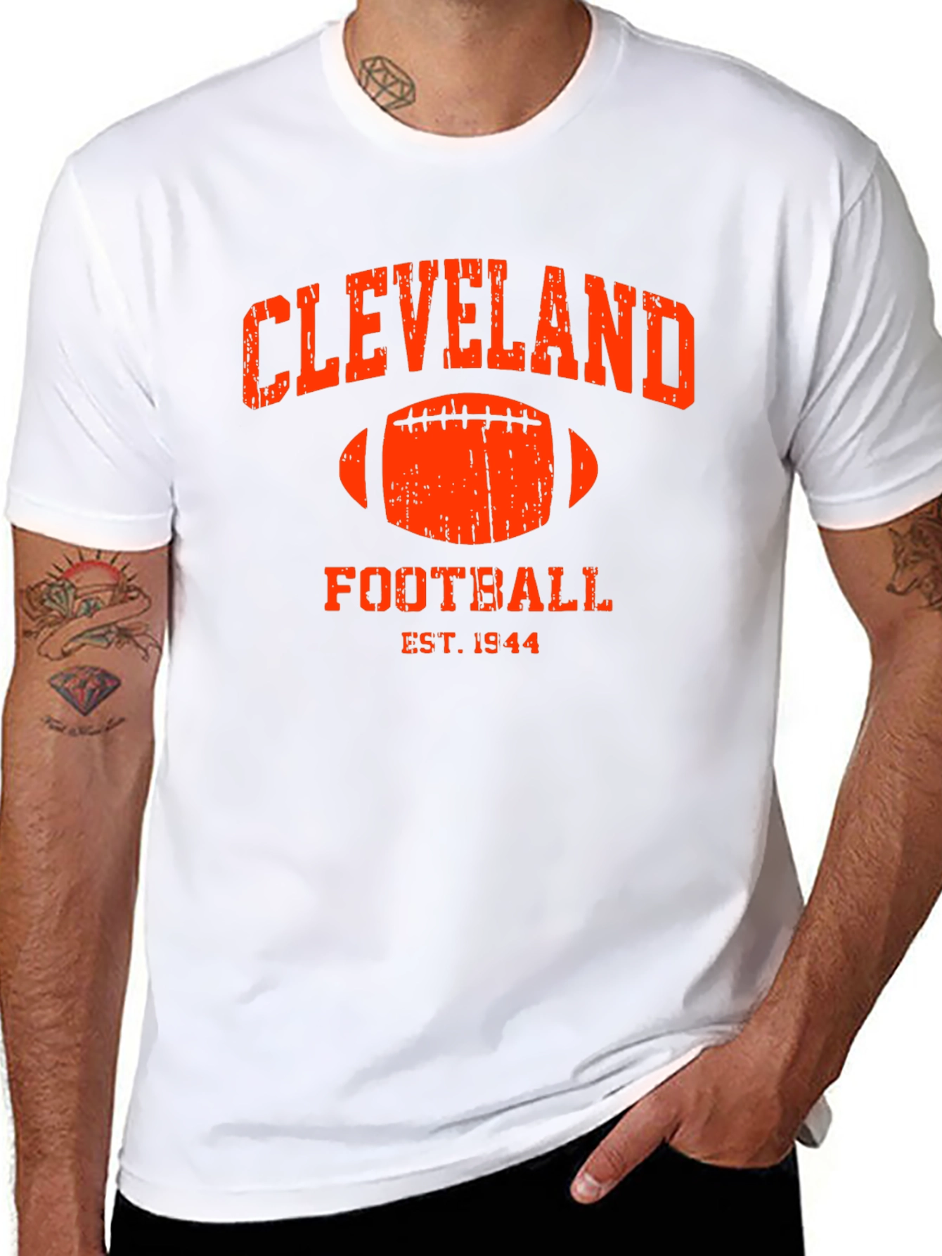 Cleveland Football Est. 1944 Black T-Shirt