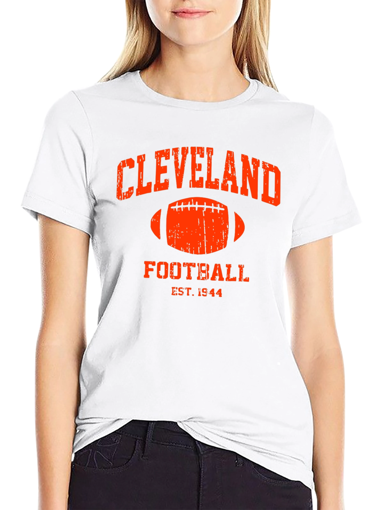 Cleveland Football Est. 1944 Black T-Shirt