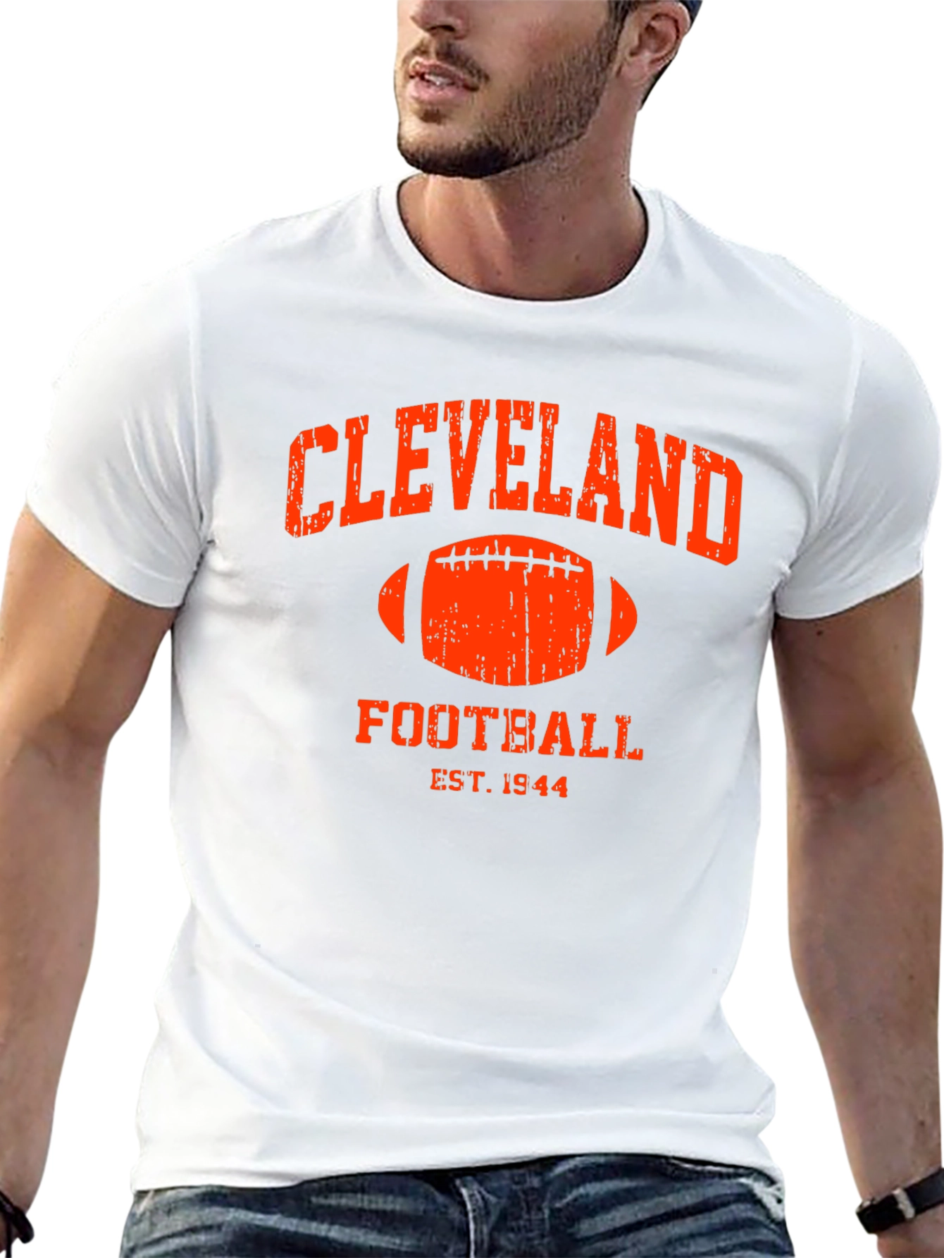 Cleveland Football Est. 1944 Black T-Shirt