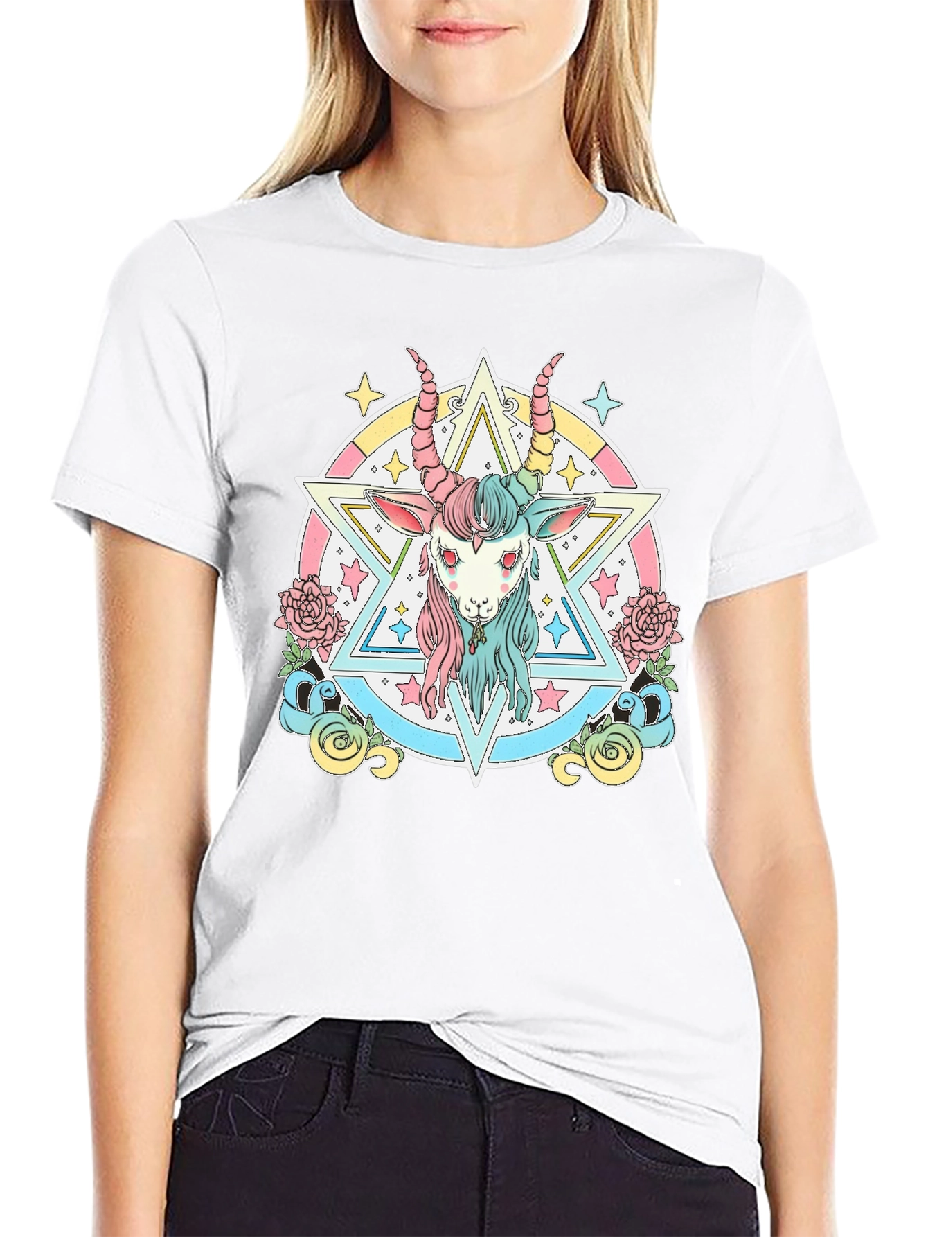 Pastel Goth Goat T-Shirt