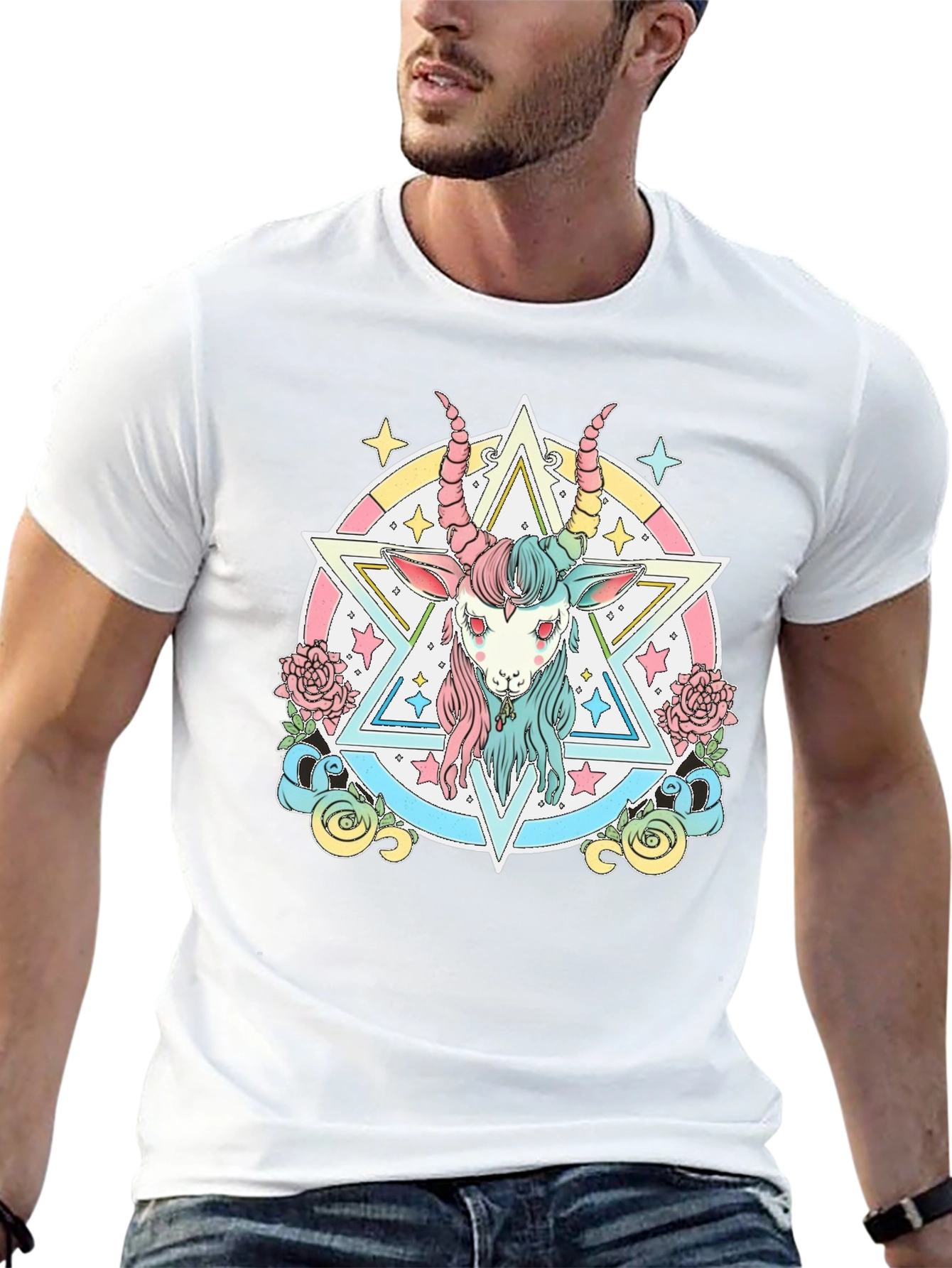 Pastel Goth Goat T-Shirt