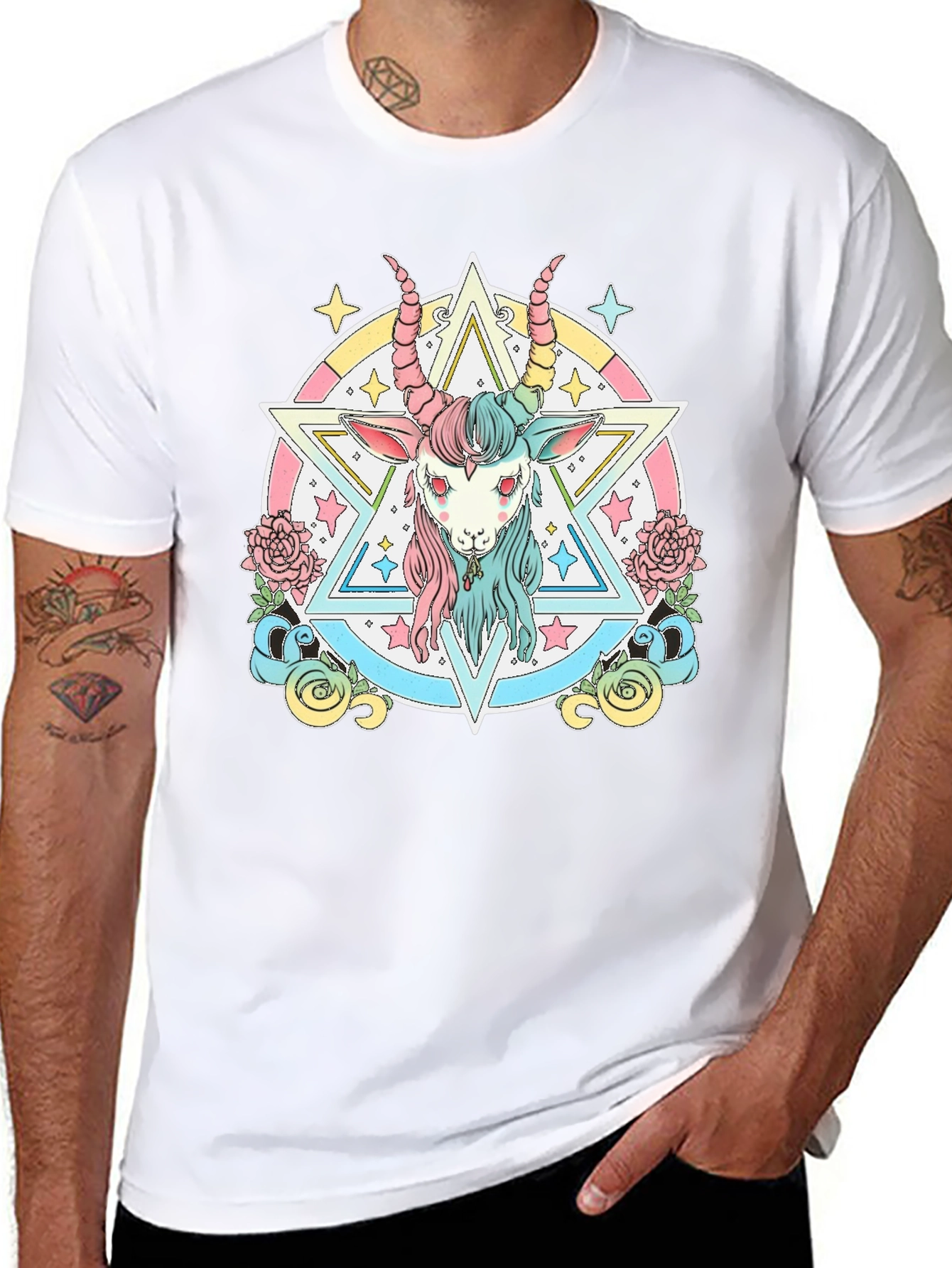 Pastel Goth Goat T-Shirt