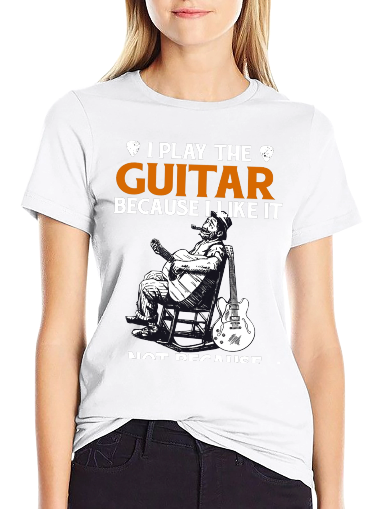 I Play Guitar Because I Like It T-Shirt
