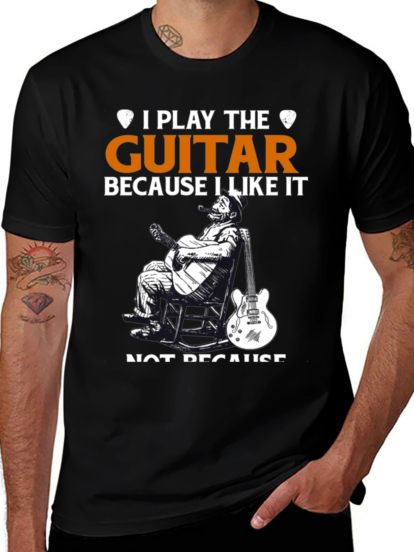 I Play Guitar Because I Like It T-Shirt