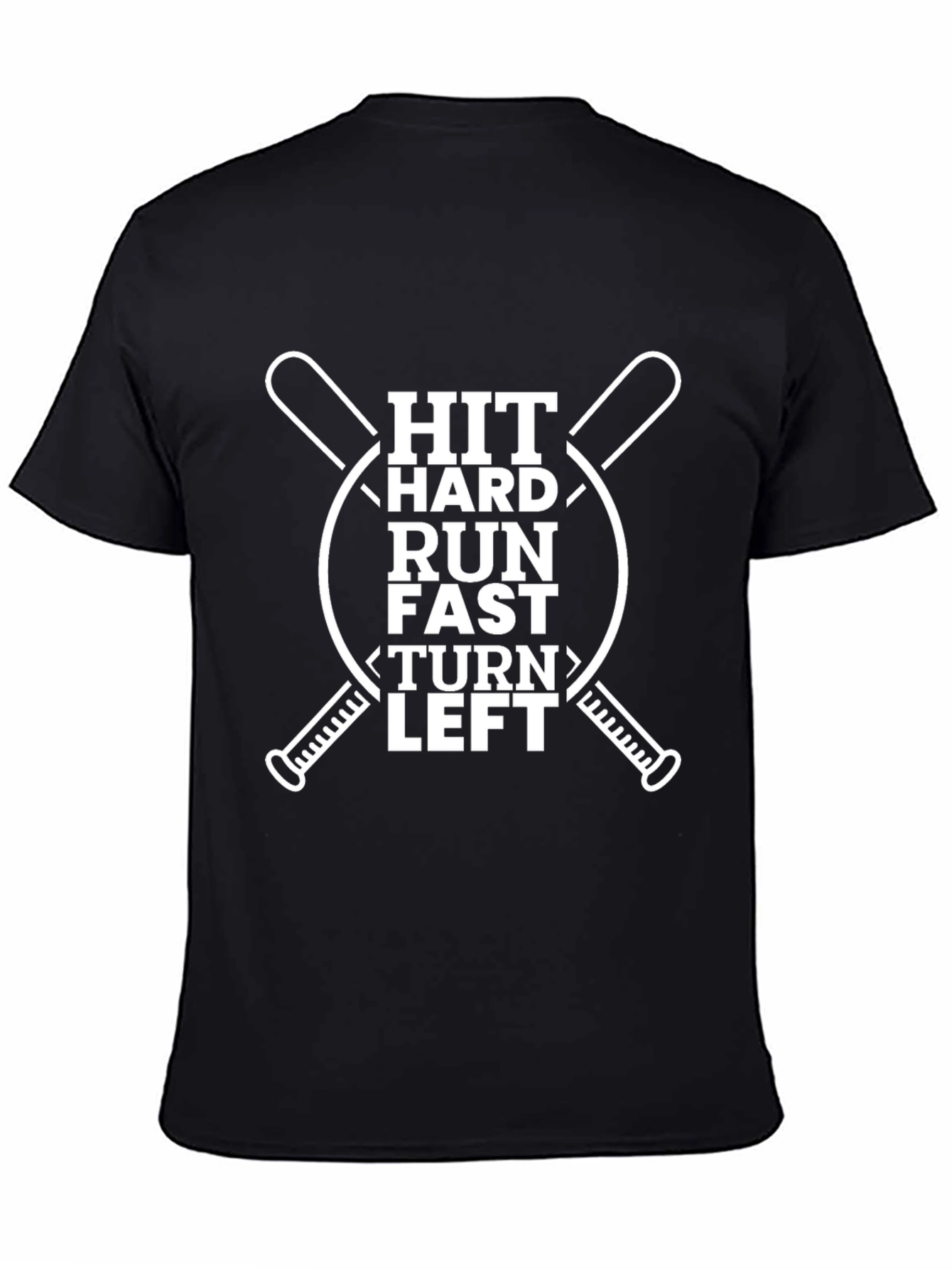 Hit Hard Baseball Graphic T-Shirt