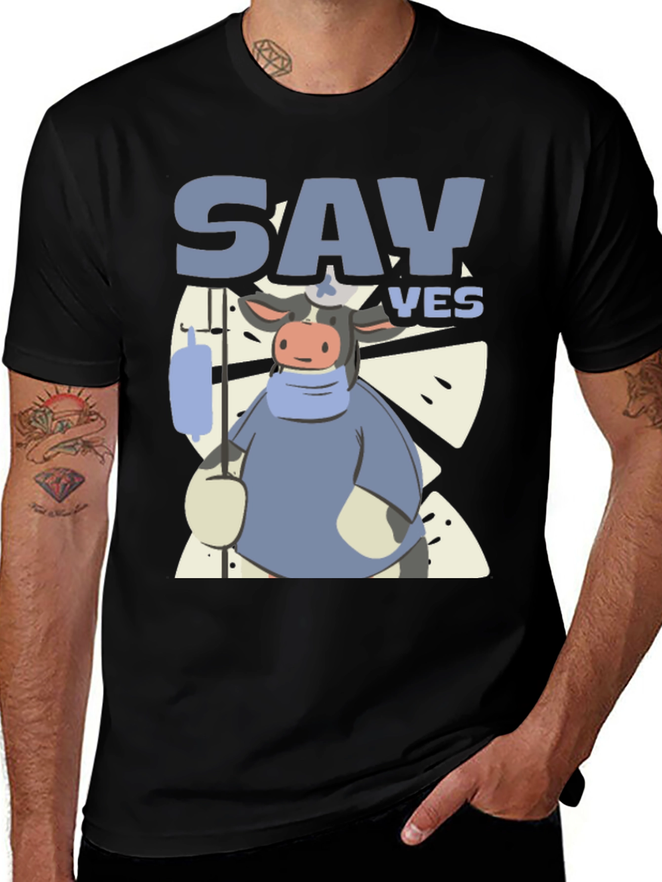 Say Yes Cow T-Shirt