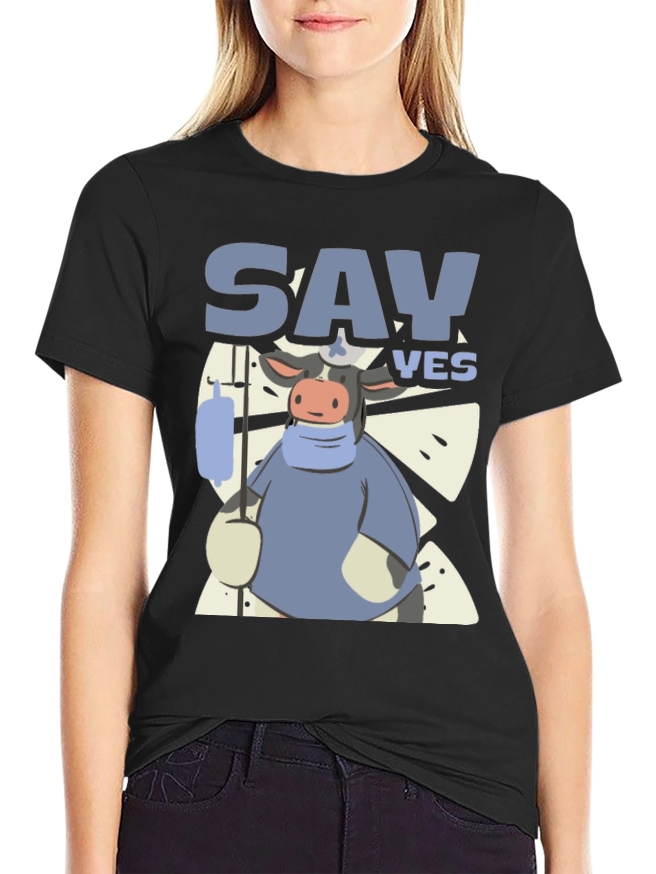 Say Yes Cow T-Shirt