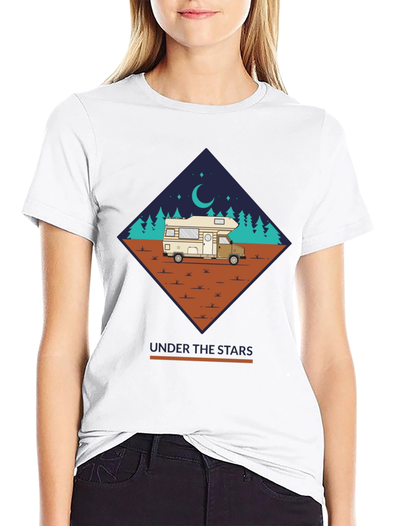 Camping Under the Stars Graphic Tee