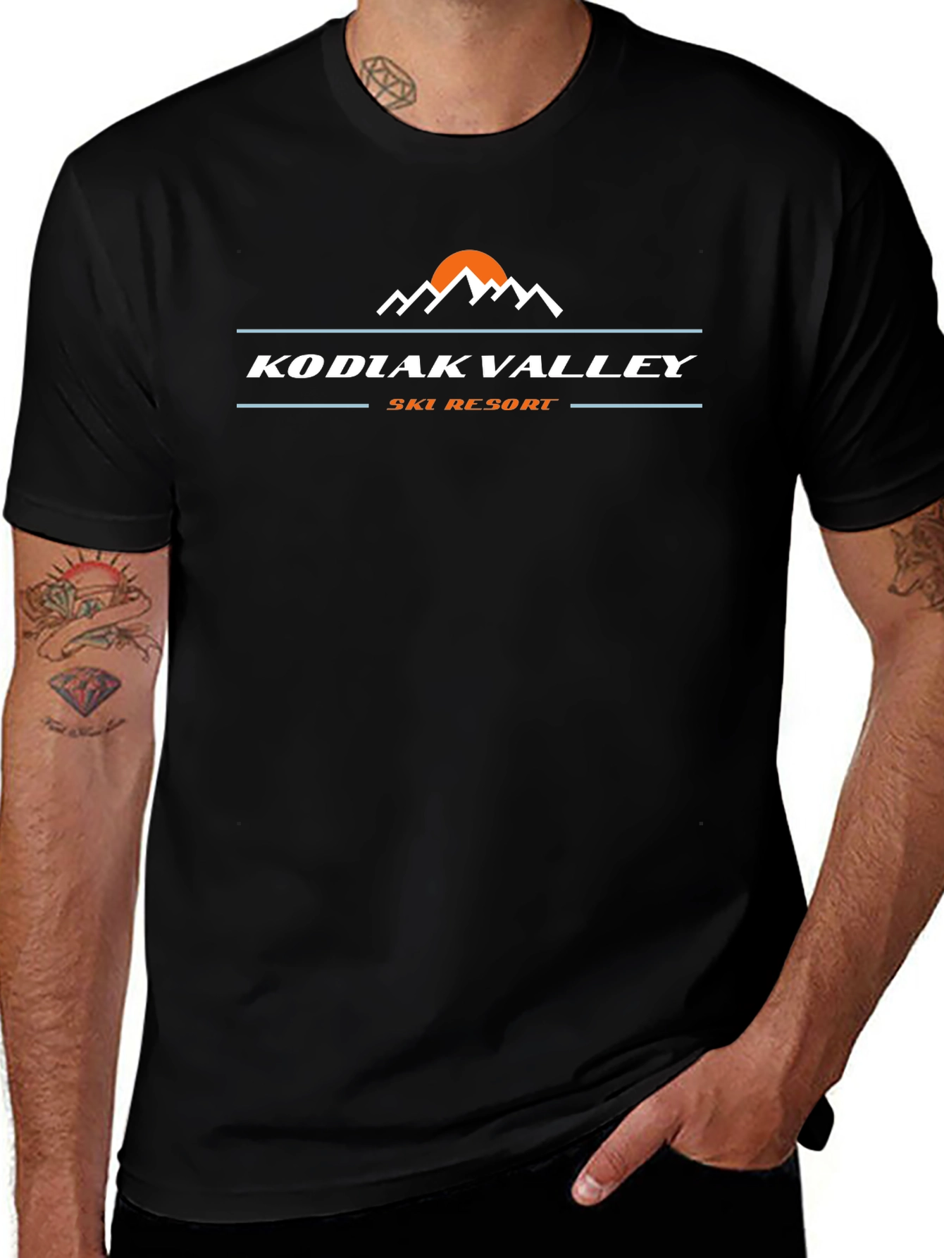 Kodiak Valley Ski Resort Graphic T-Shirt