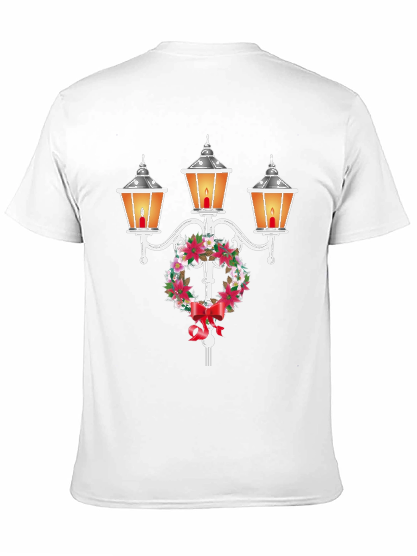 Festive Holiday Lamp Post T-Shirt