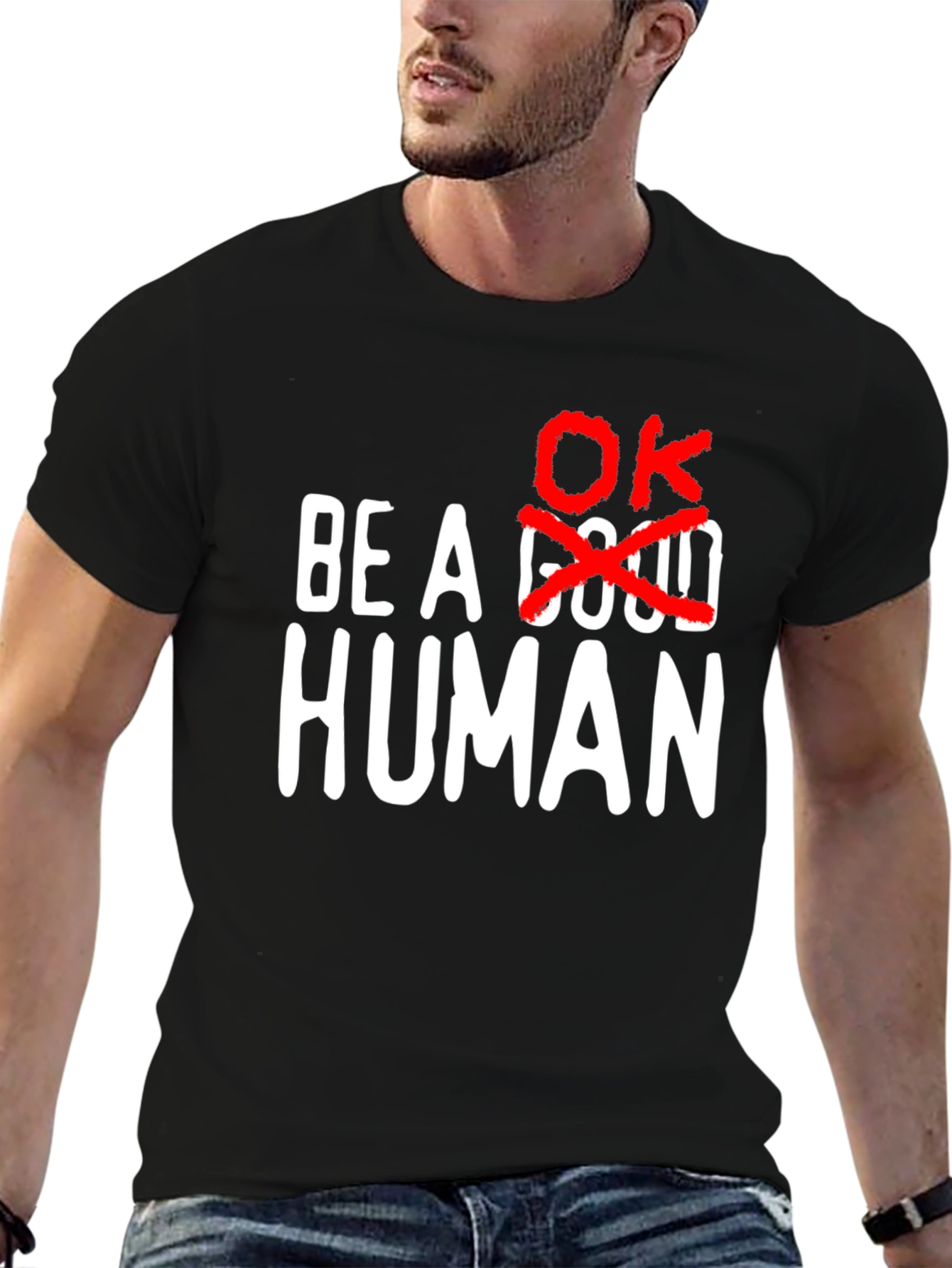 Be a Human OK Graphic Tee