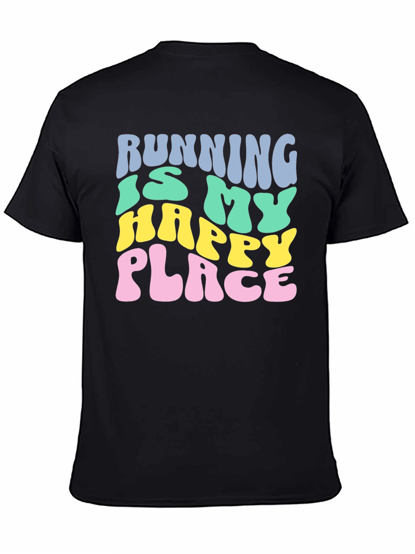 Running is My Happy Place Graphic T-Shirt