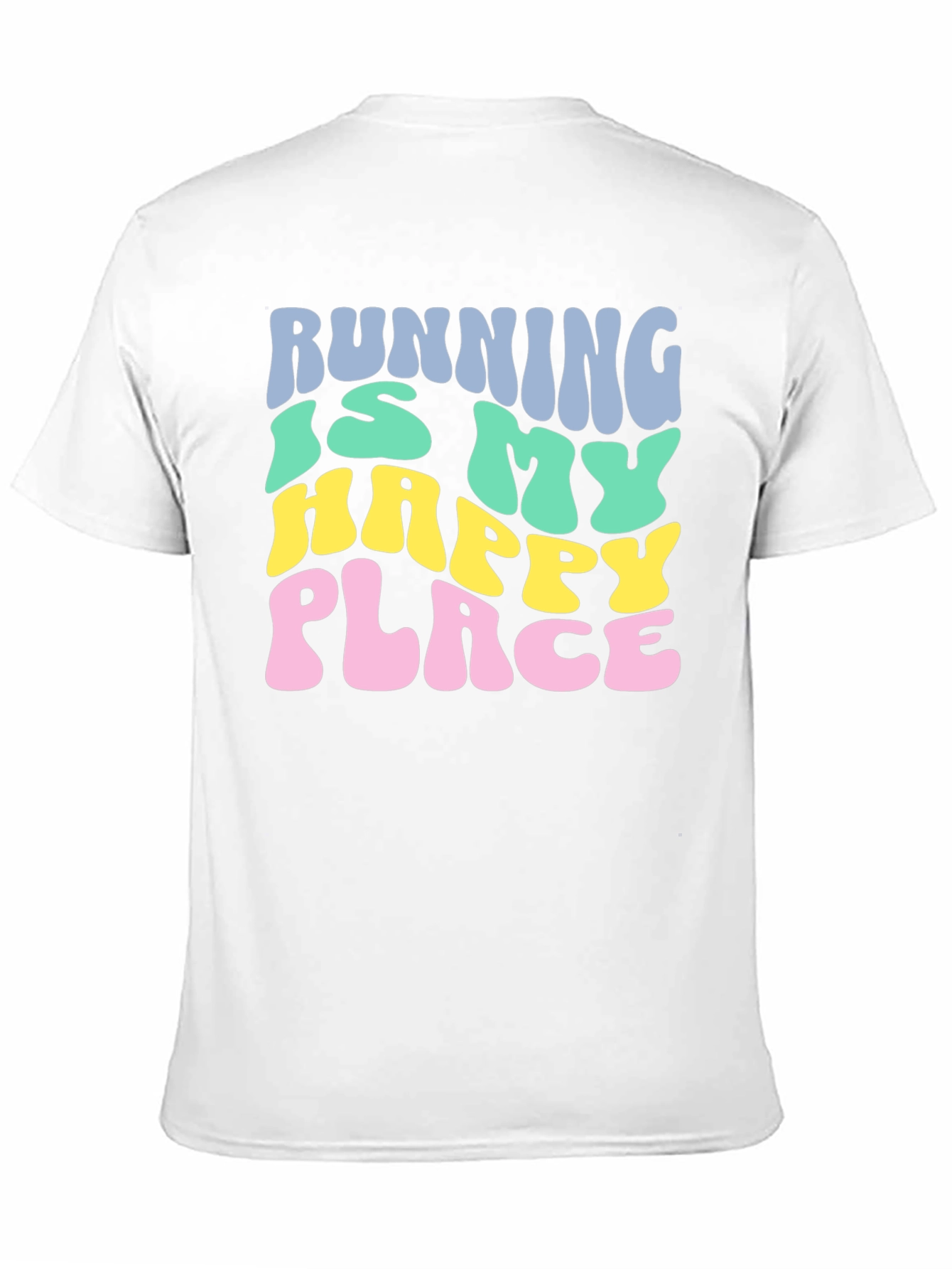 Running is My Happy Place Graphic T-Shirt