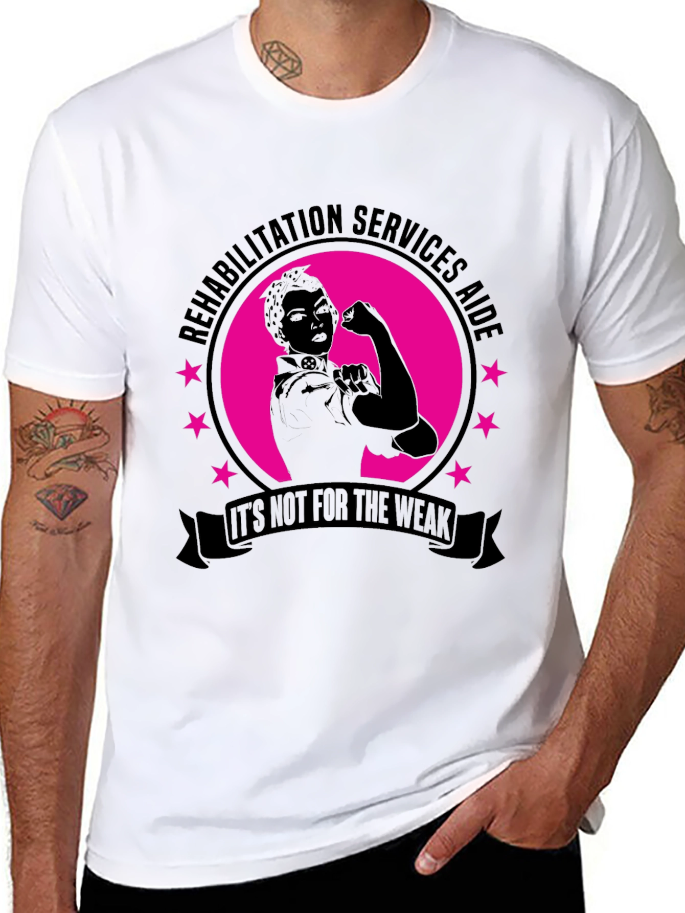 Rehabilitation Services Aide Rosie the Riveter T-Shirt