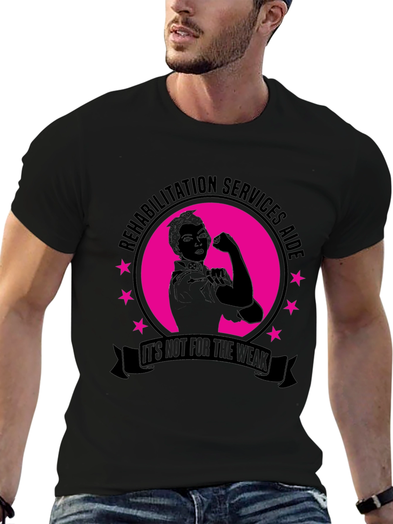 Rehabilitation Services Aide Rosie the Riveter T-Shirt