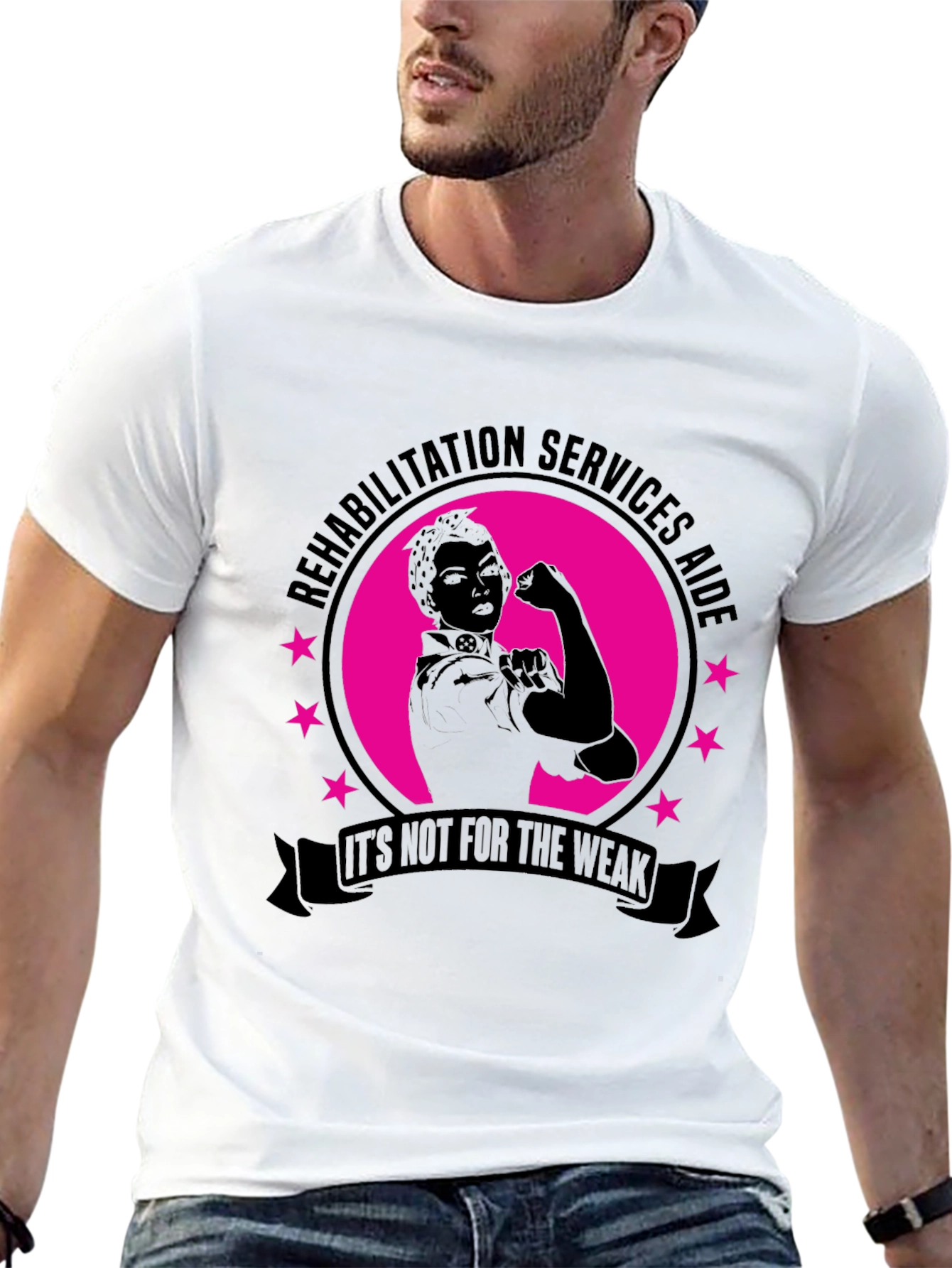 Rehabilitation Services Aide Rosie the Riveter T-Shirt