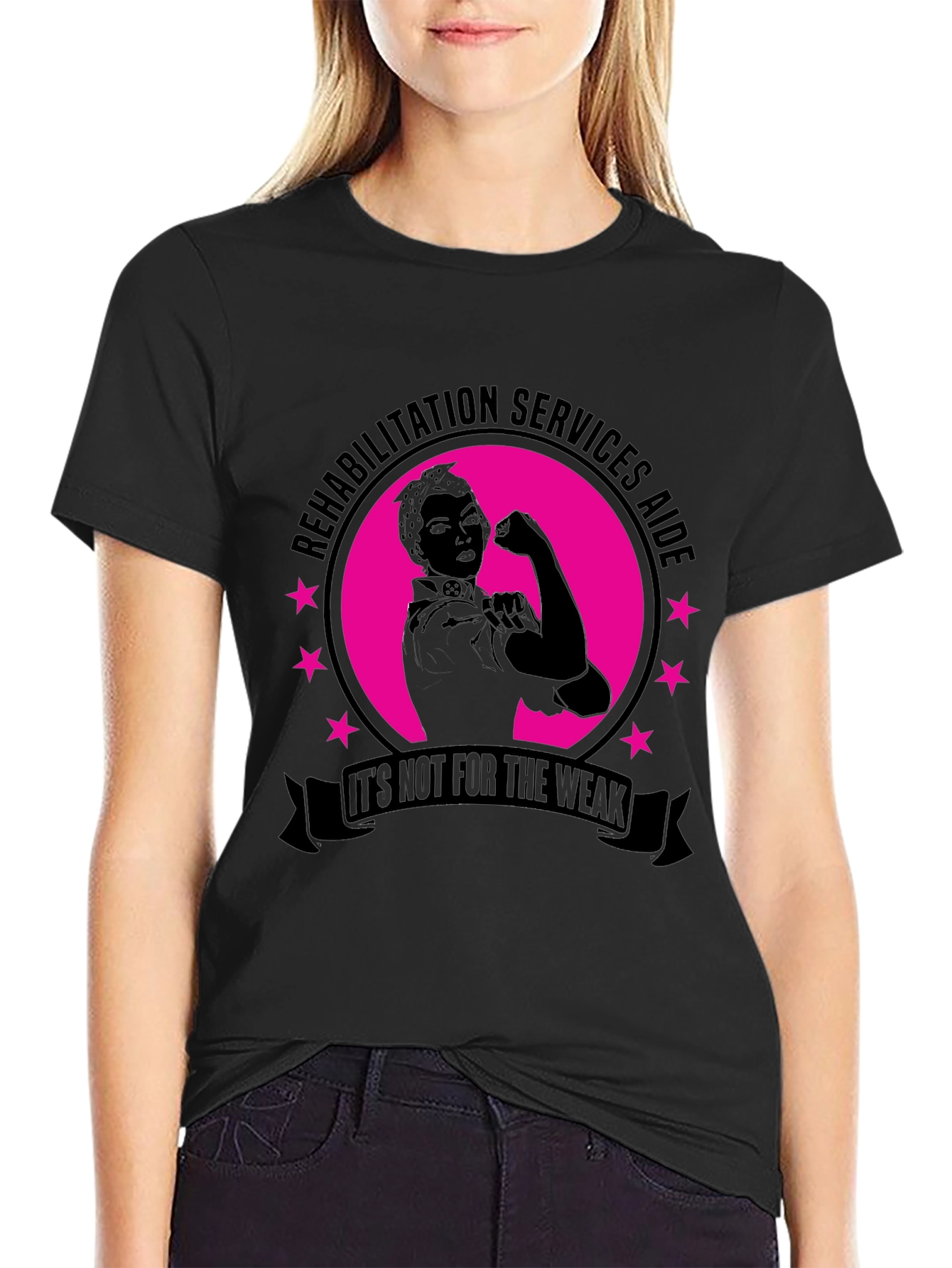 Rehabilitation Services Aide Rosie the Riveter T-Shirt