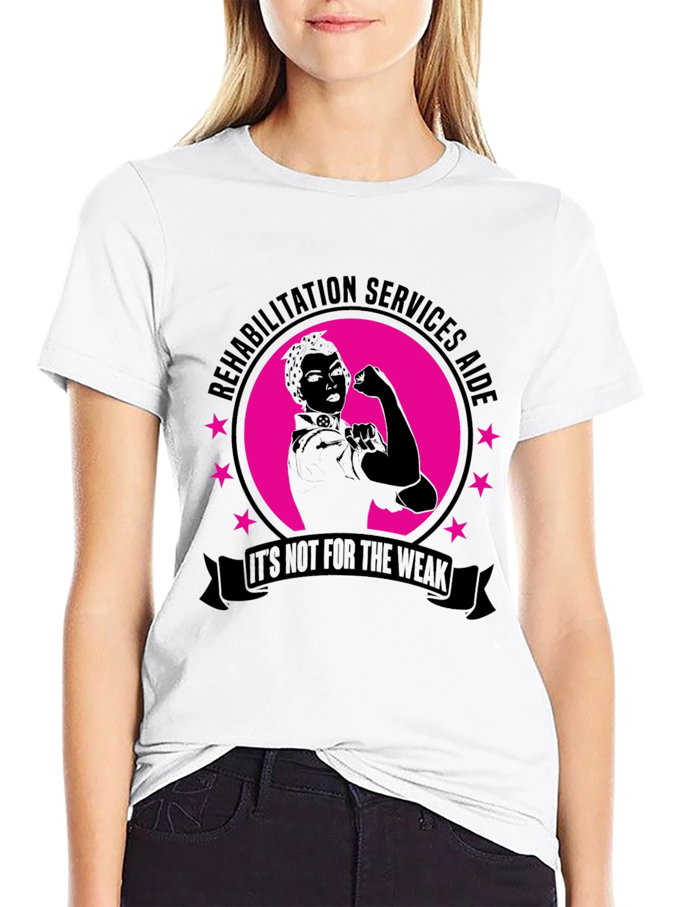 Rehabilitation Services Aide Rosie the Riveter T-Shirt