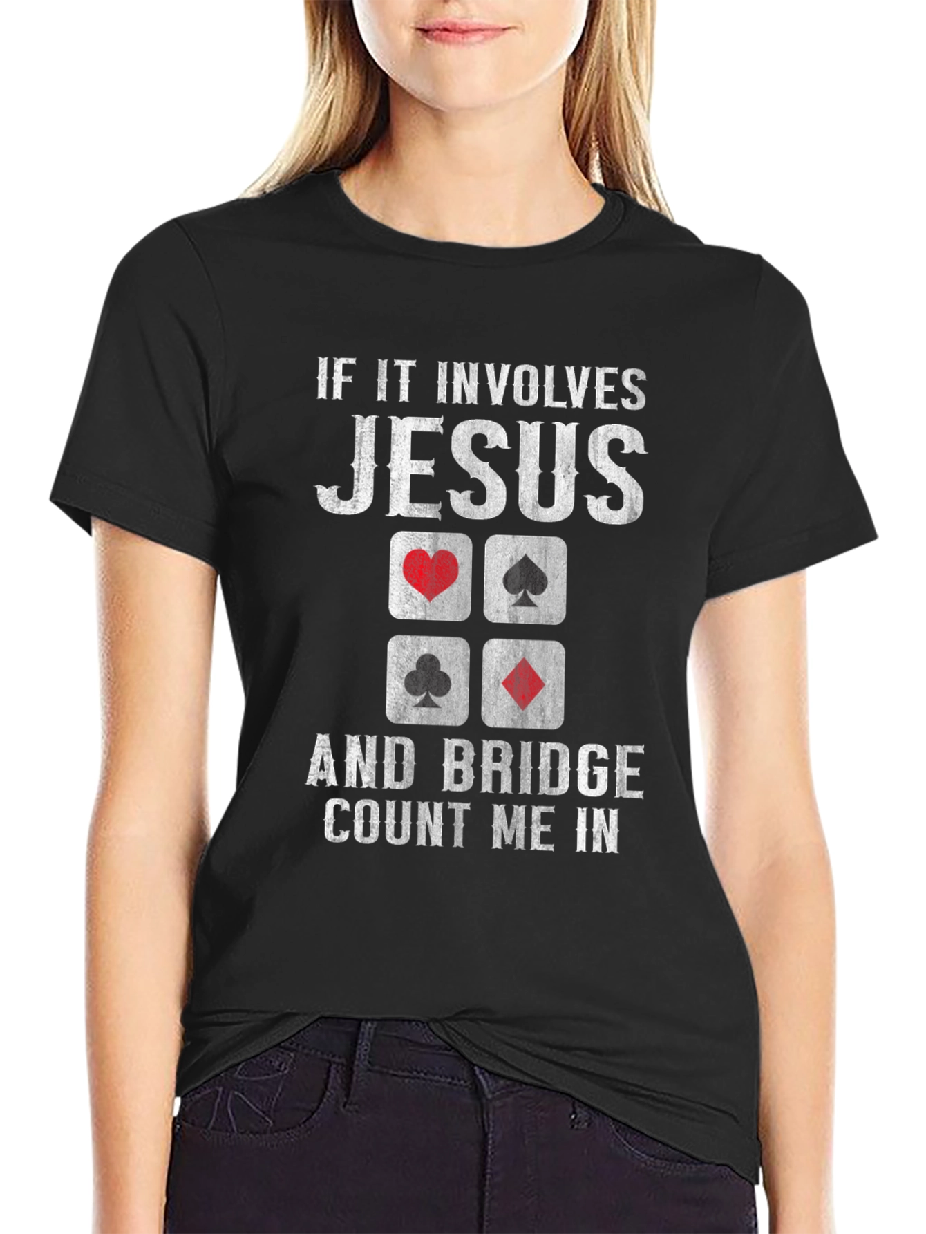 Jesus and Bridge T-Shirt - Count Me In Tee