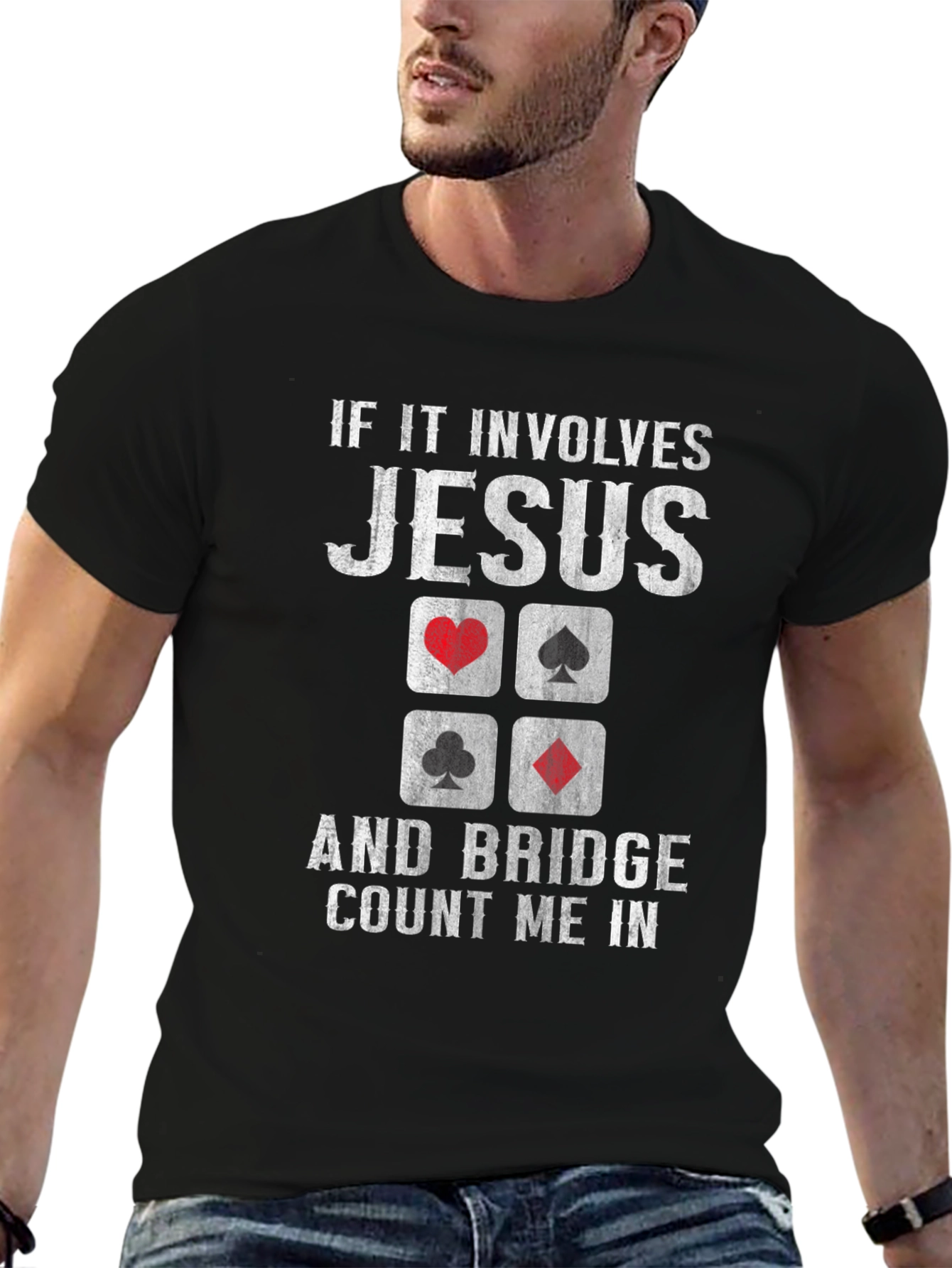Jesus and Bridge T-Shirt - Count Me In Tee