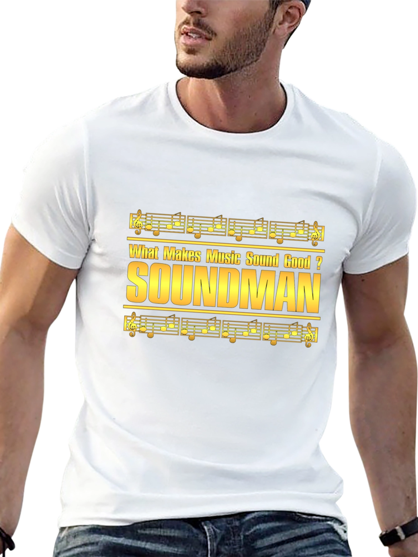 Soundman Music T-Shirt - Makes Music Sound Good Tee