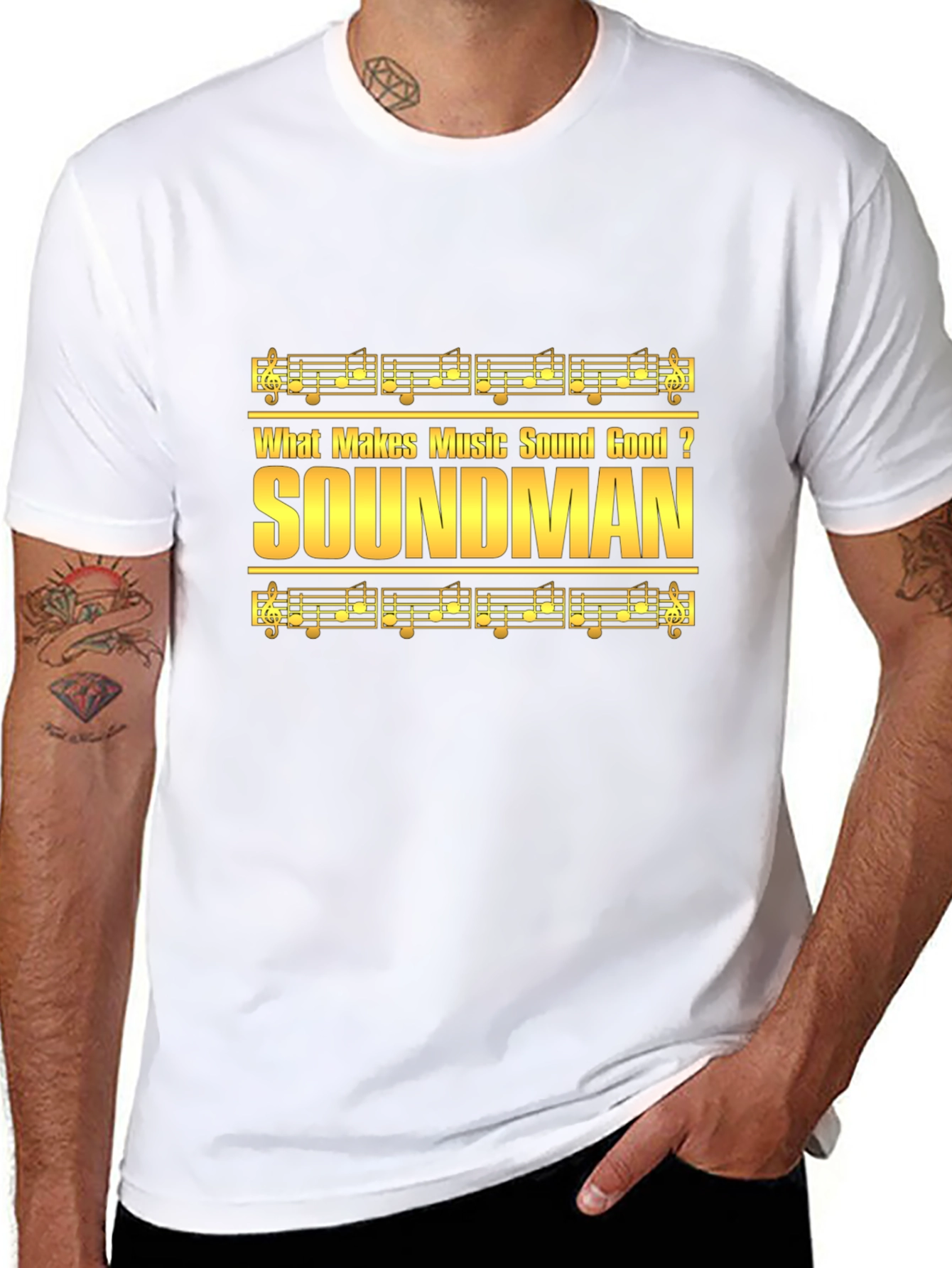 Soundman Music T-Shirt - Makes Music Sound Good Tee