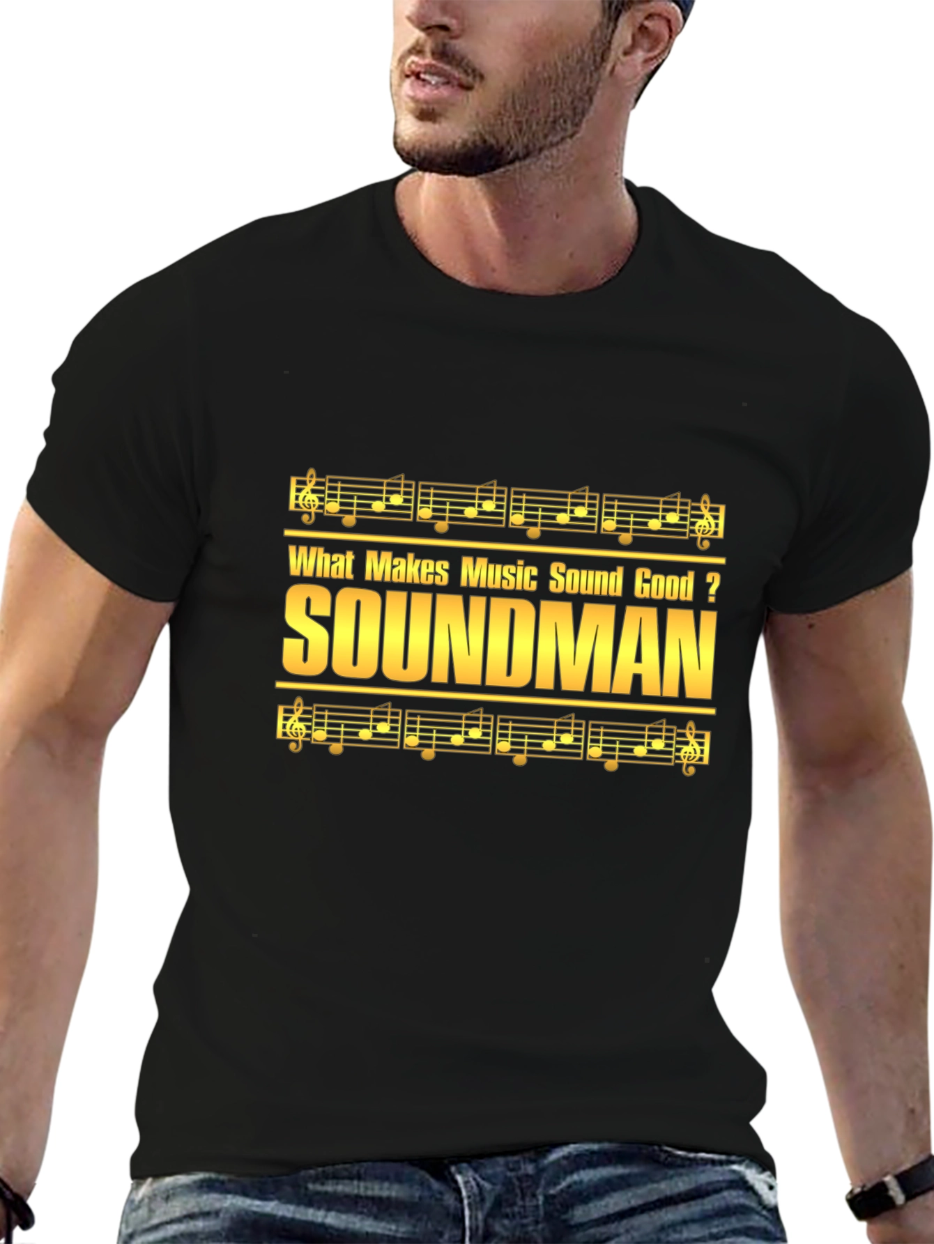 Soundman Music T-Shirt - Makes Music Sound Good Tee