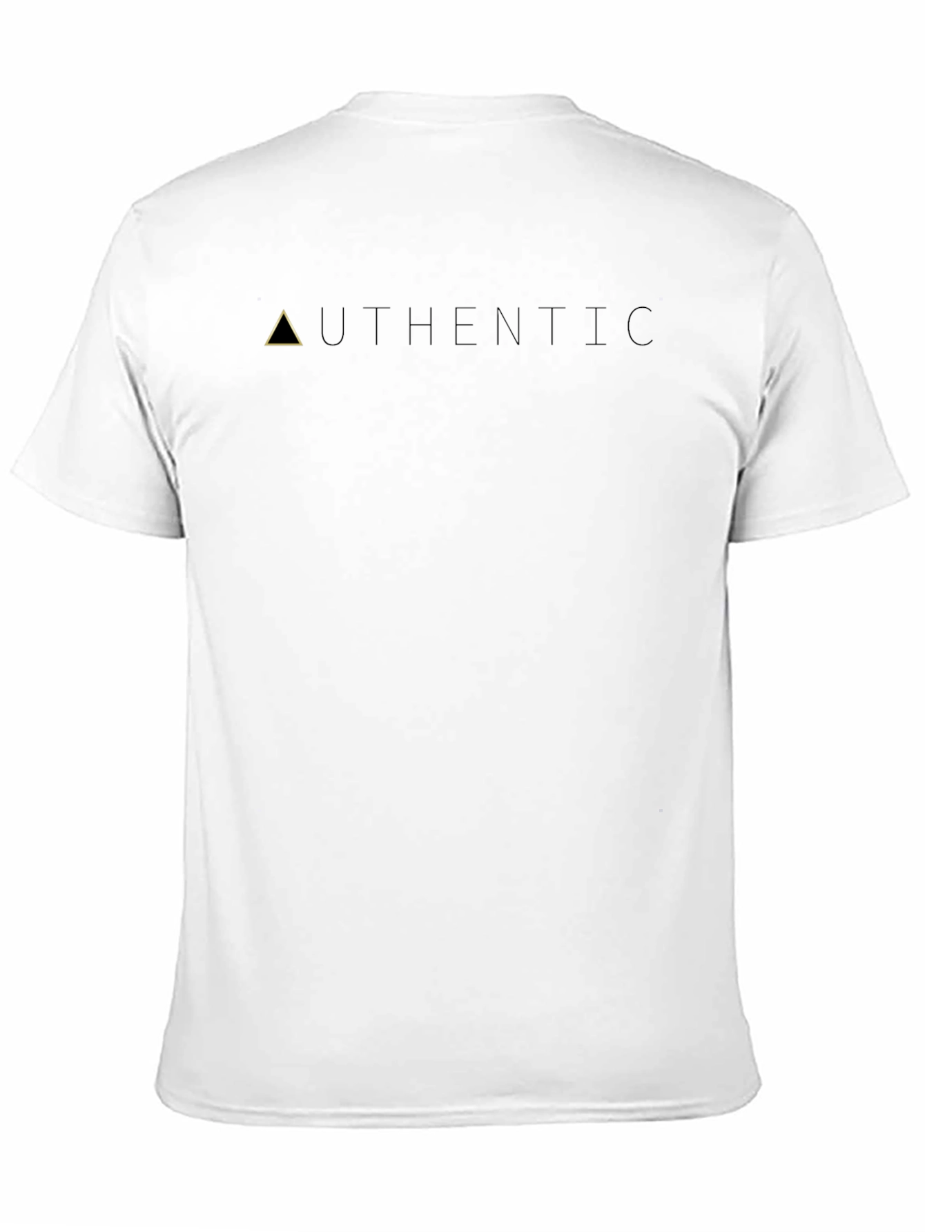 Authentic Black Graphic Tee - Minimalist Design