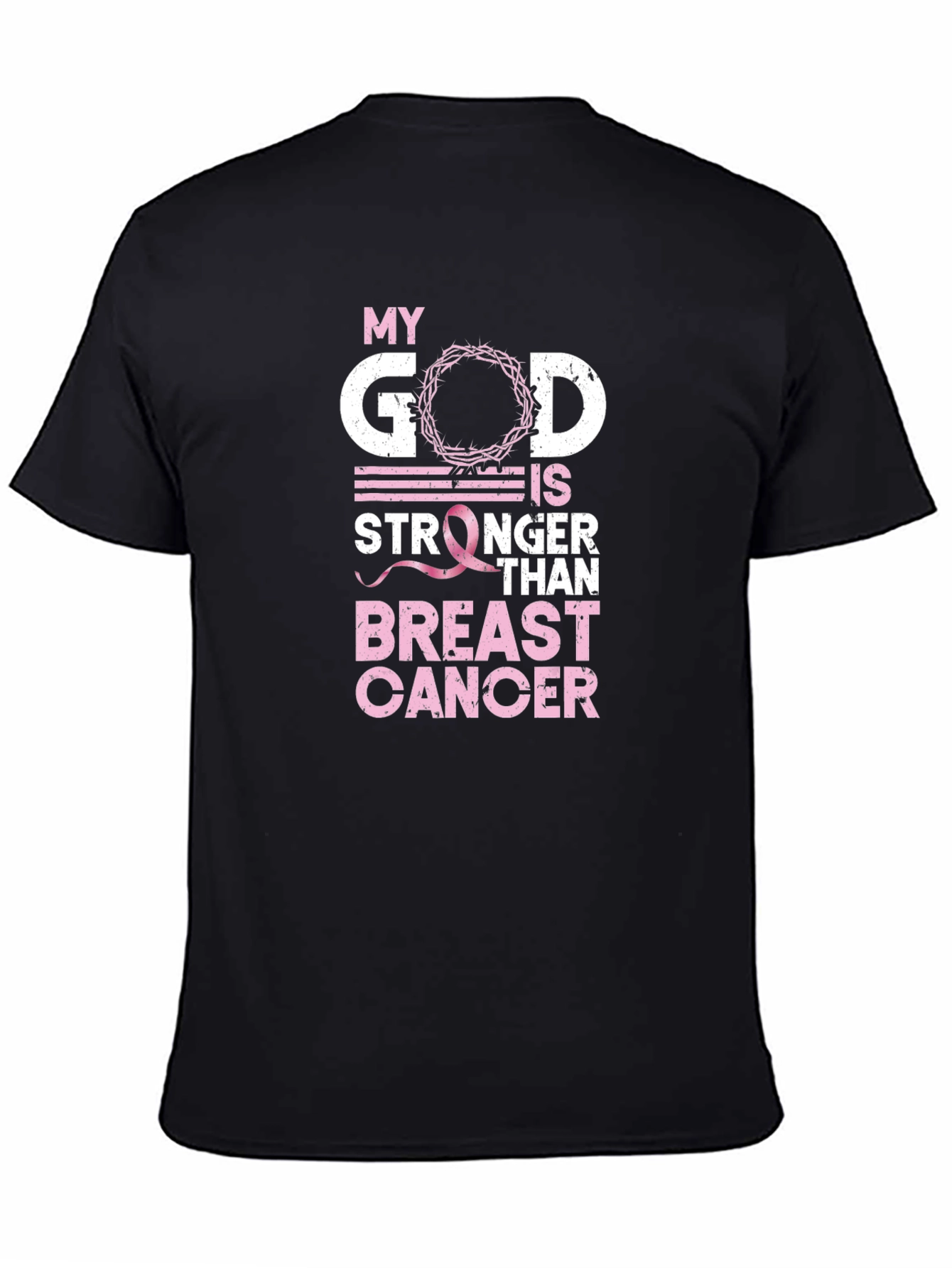 My God is Stronger Than Breast Cancer Awareness T-Shirt