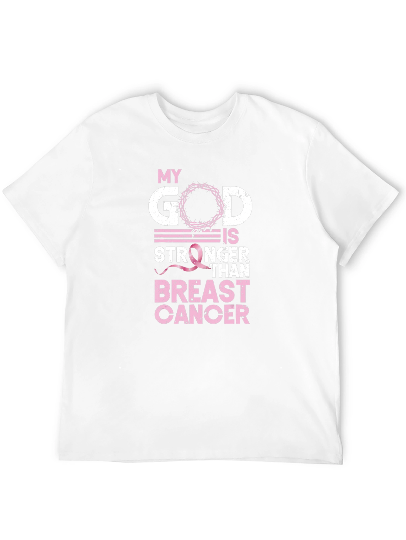 My God is Stronger Than Breast Cancer Awareness T-Shirt
