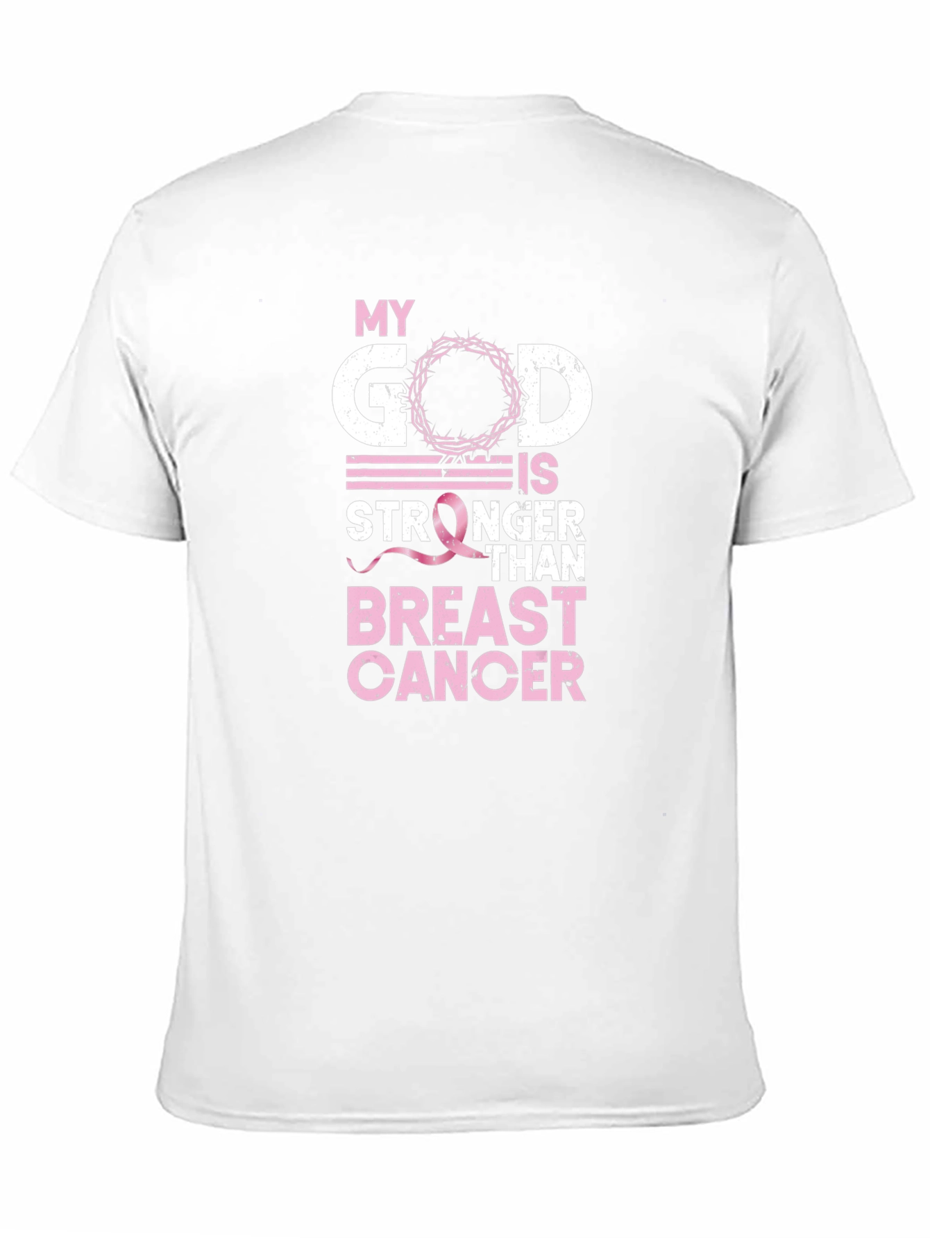 My God is Stronger Than Breast Cancer Awareness T-Shirt