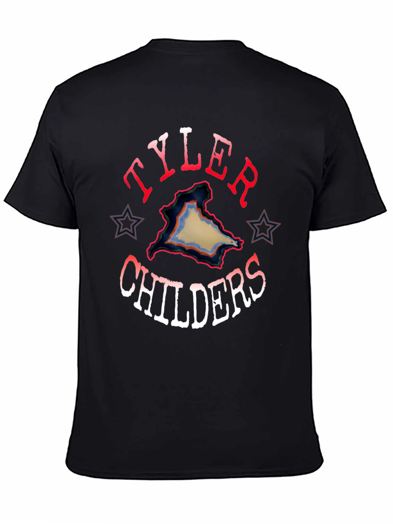 Tyler Childers Graphic Tee - Black Cotton Blend