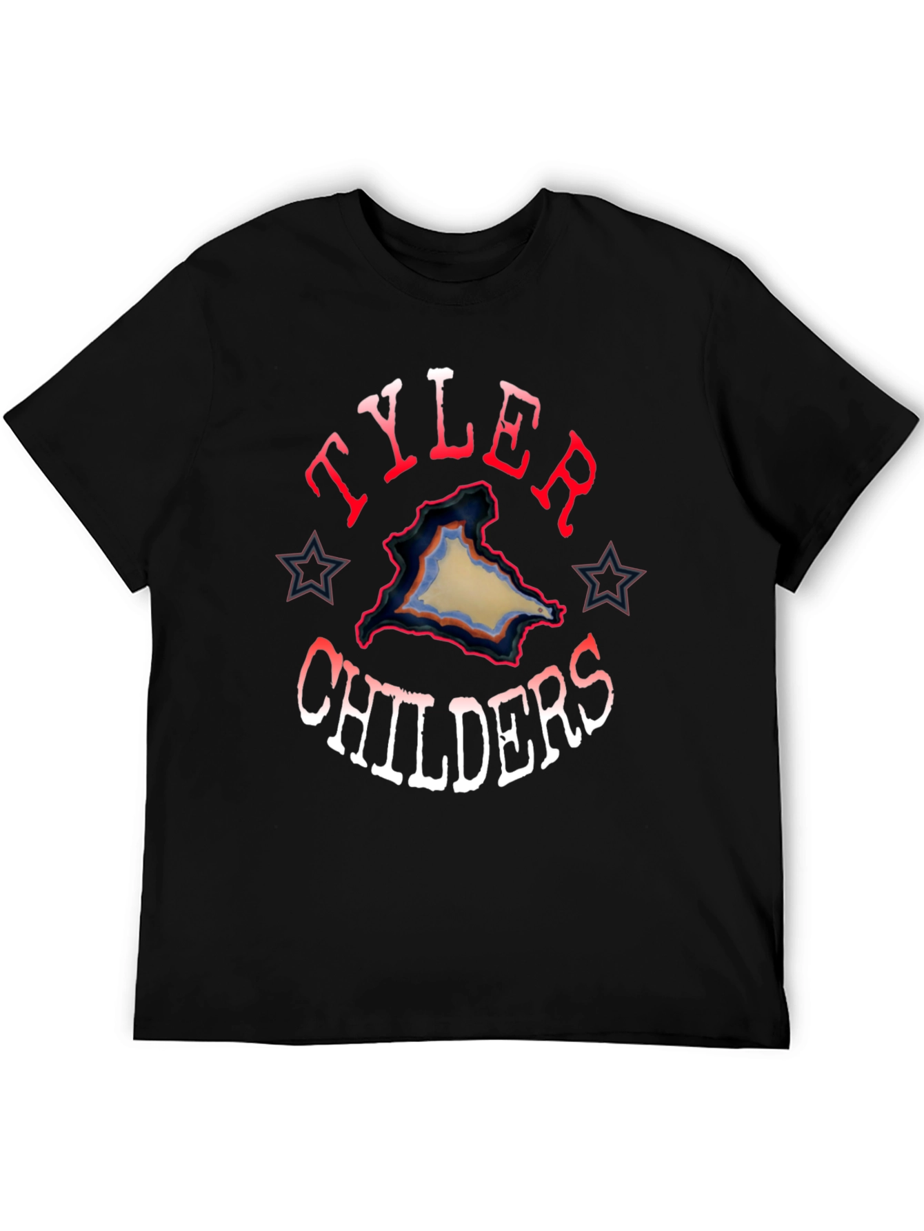 Tyler Childers Graphic Tee - Black Cotton Blend