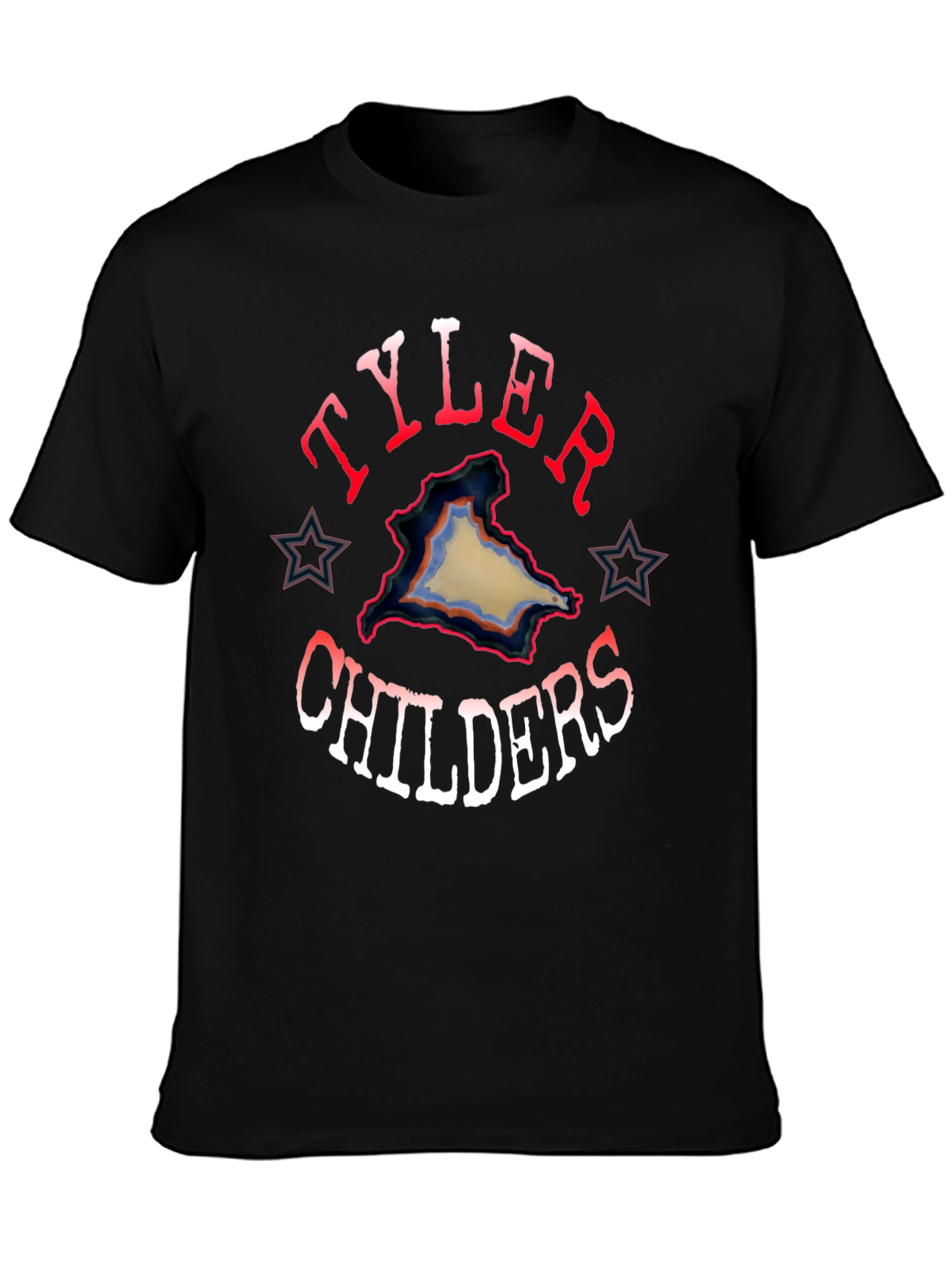 Tyler Childers Graphic Tee - Black Cotton Blend