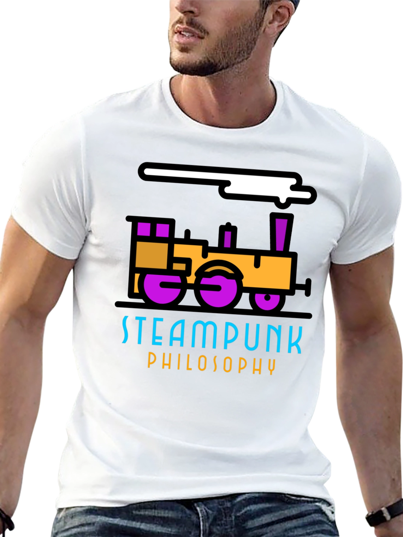 Steampunk Philosophy Graphic Tee