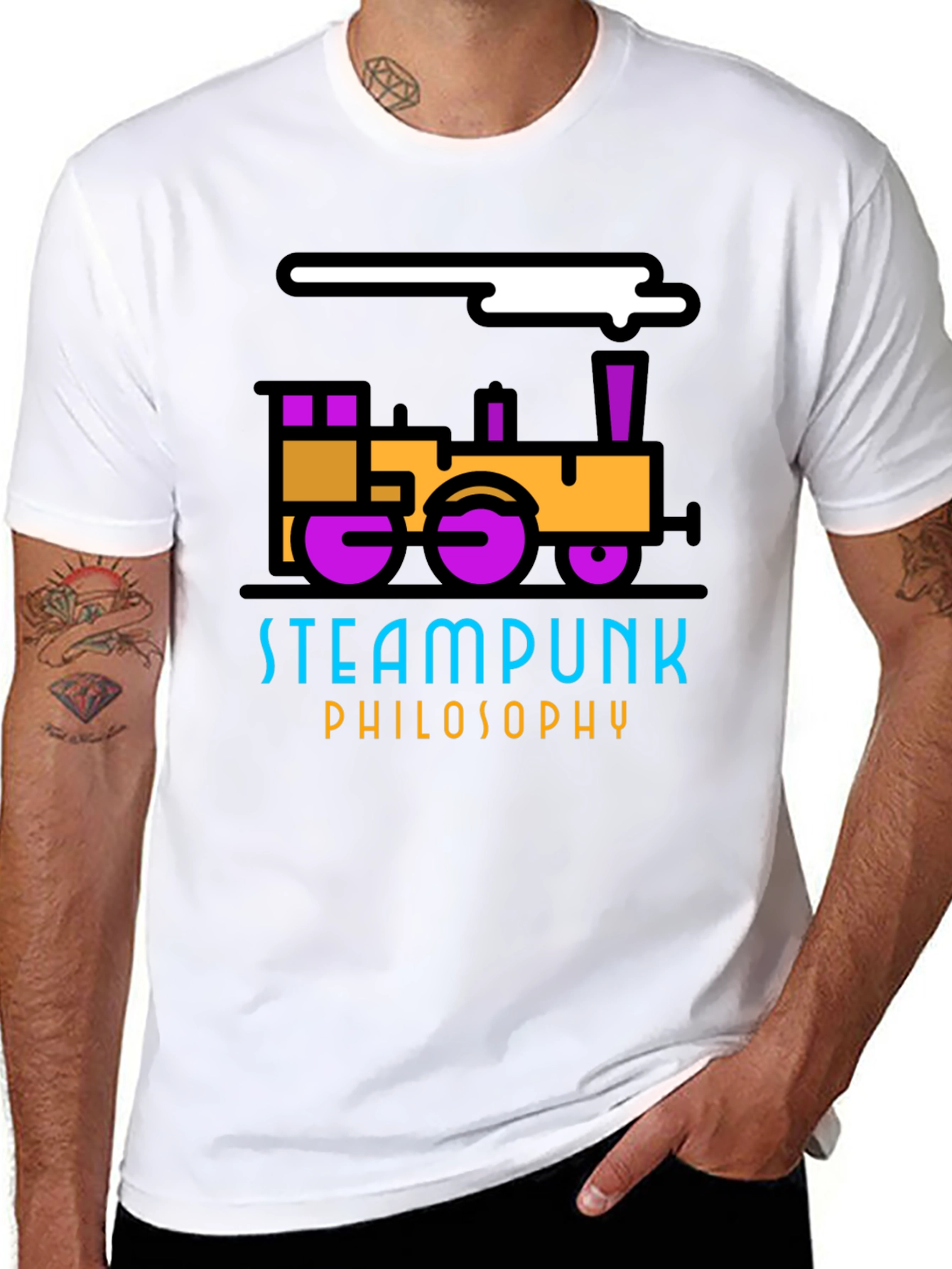 Steampunk Philosophy Graphic Tee