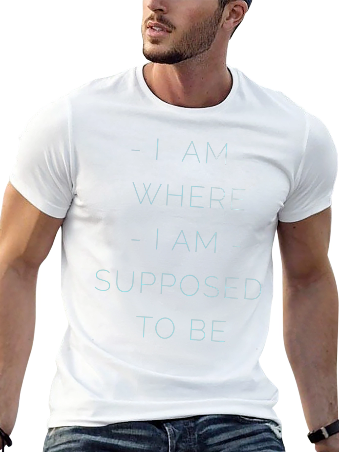 Inspirational Statement Black T-Shirt