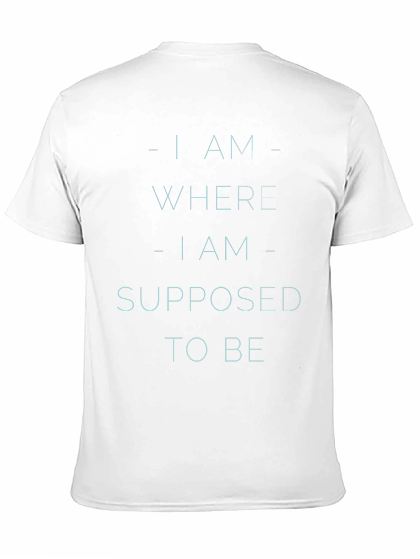 Inspirational Statement Black T-Shirt