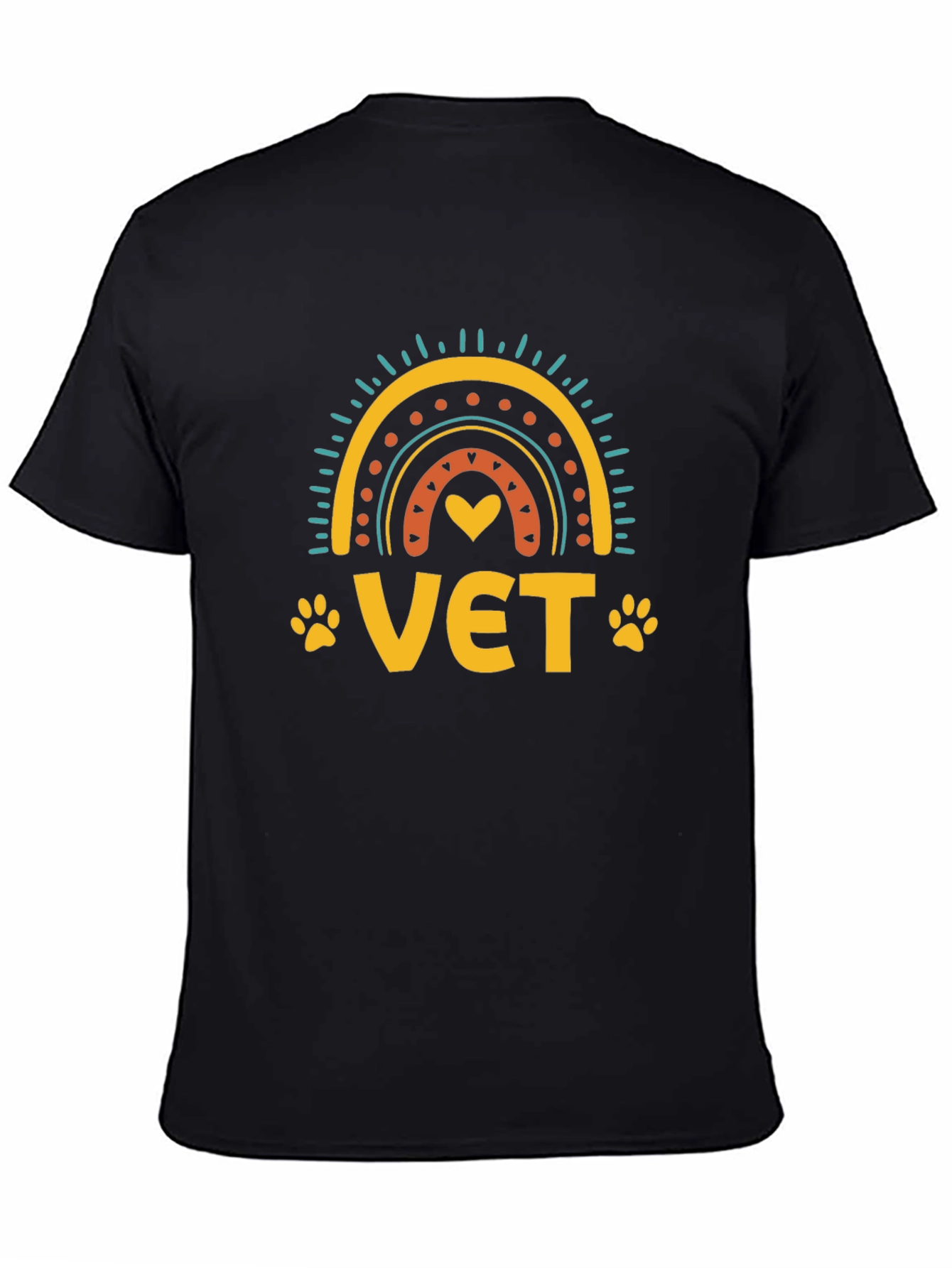 Vet Rainbow Graphic Tee - Animal Lover T-Shirt