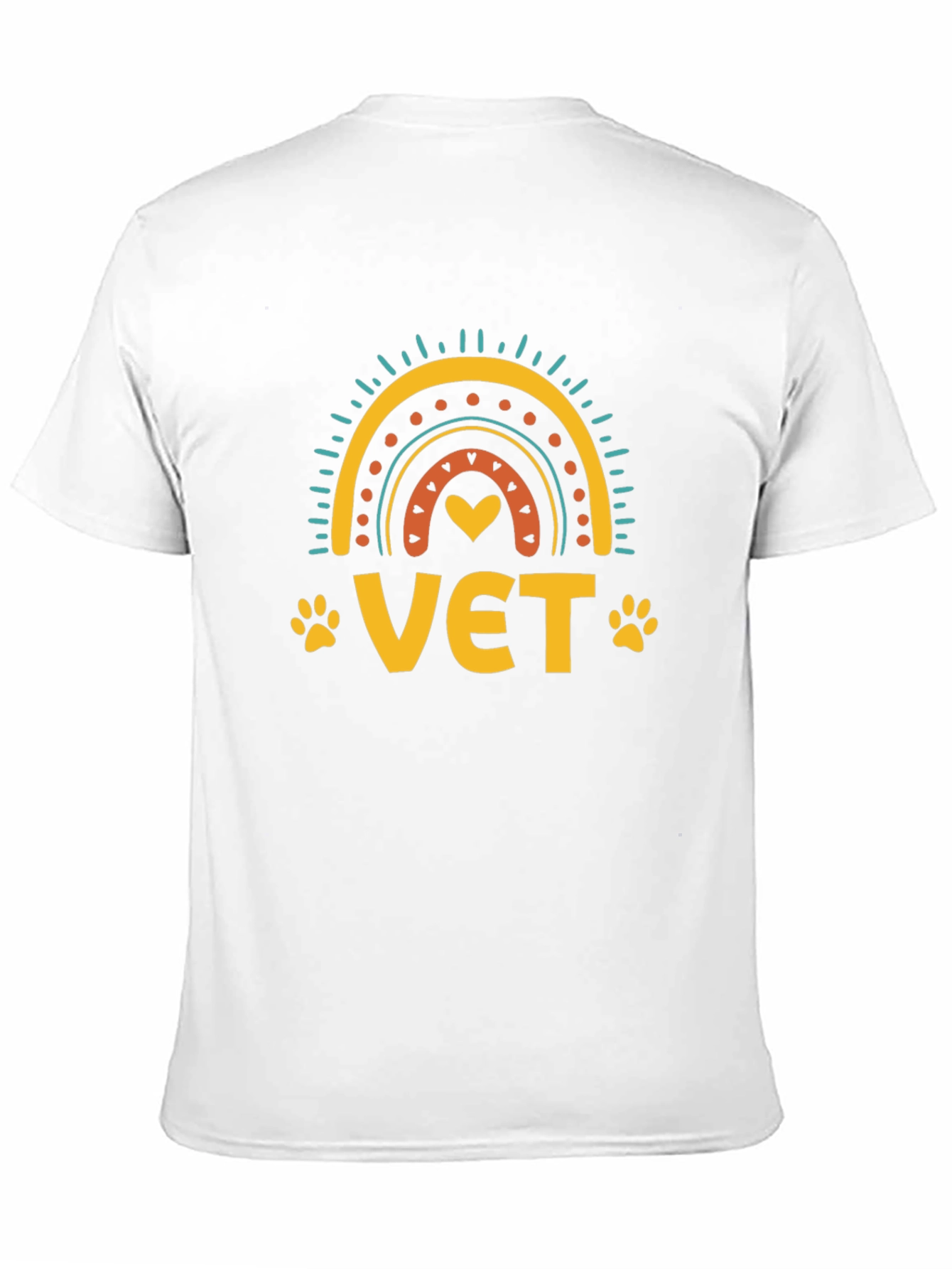 Vet Rainbow Graphic Tee - Animal Lover T-Shirt