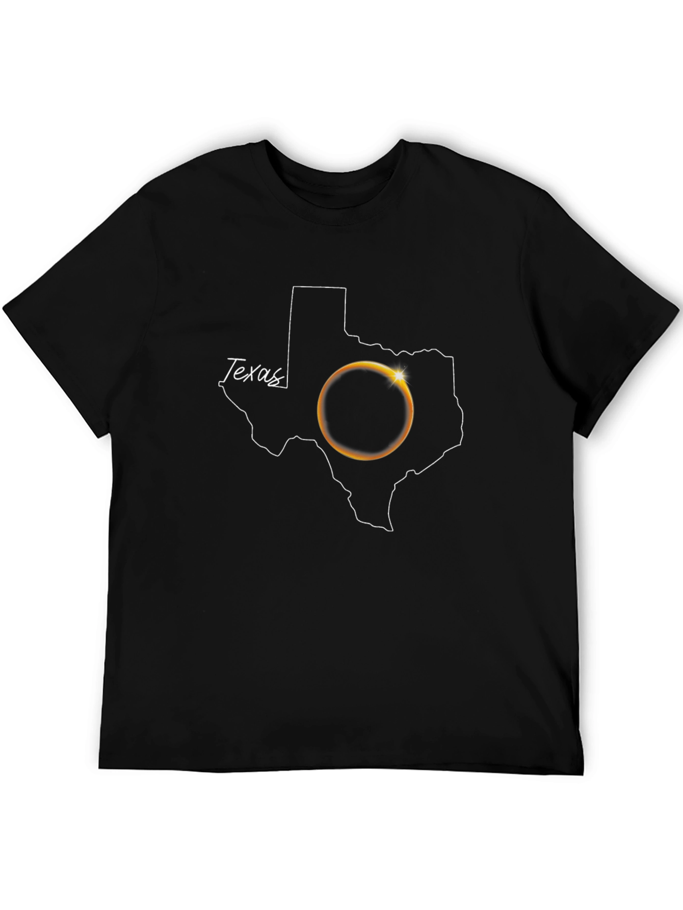 Texas Eclipse T-Shirt - Black