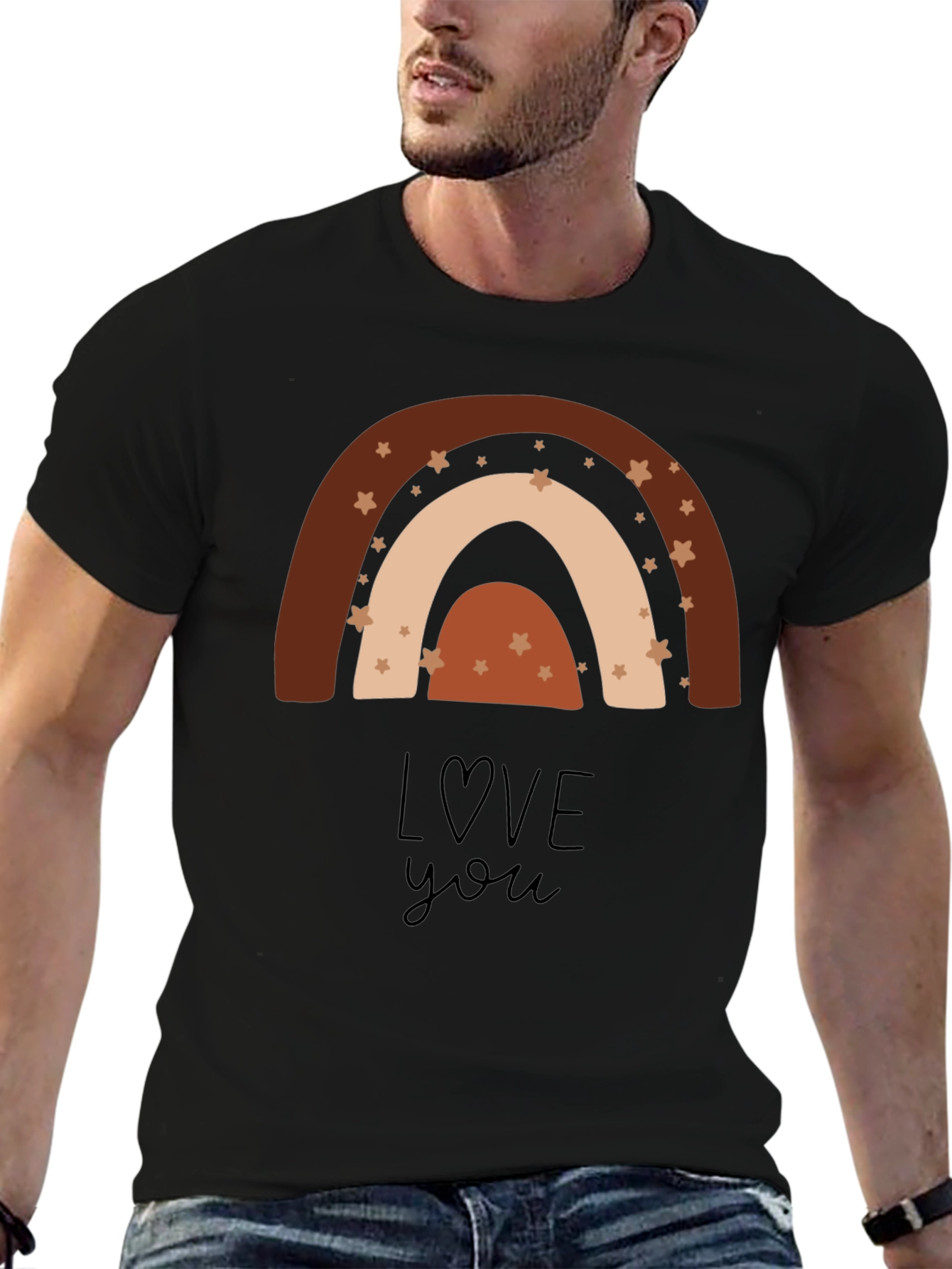 Boho Rainbow Love You T-Shirt