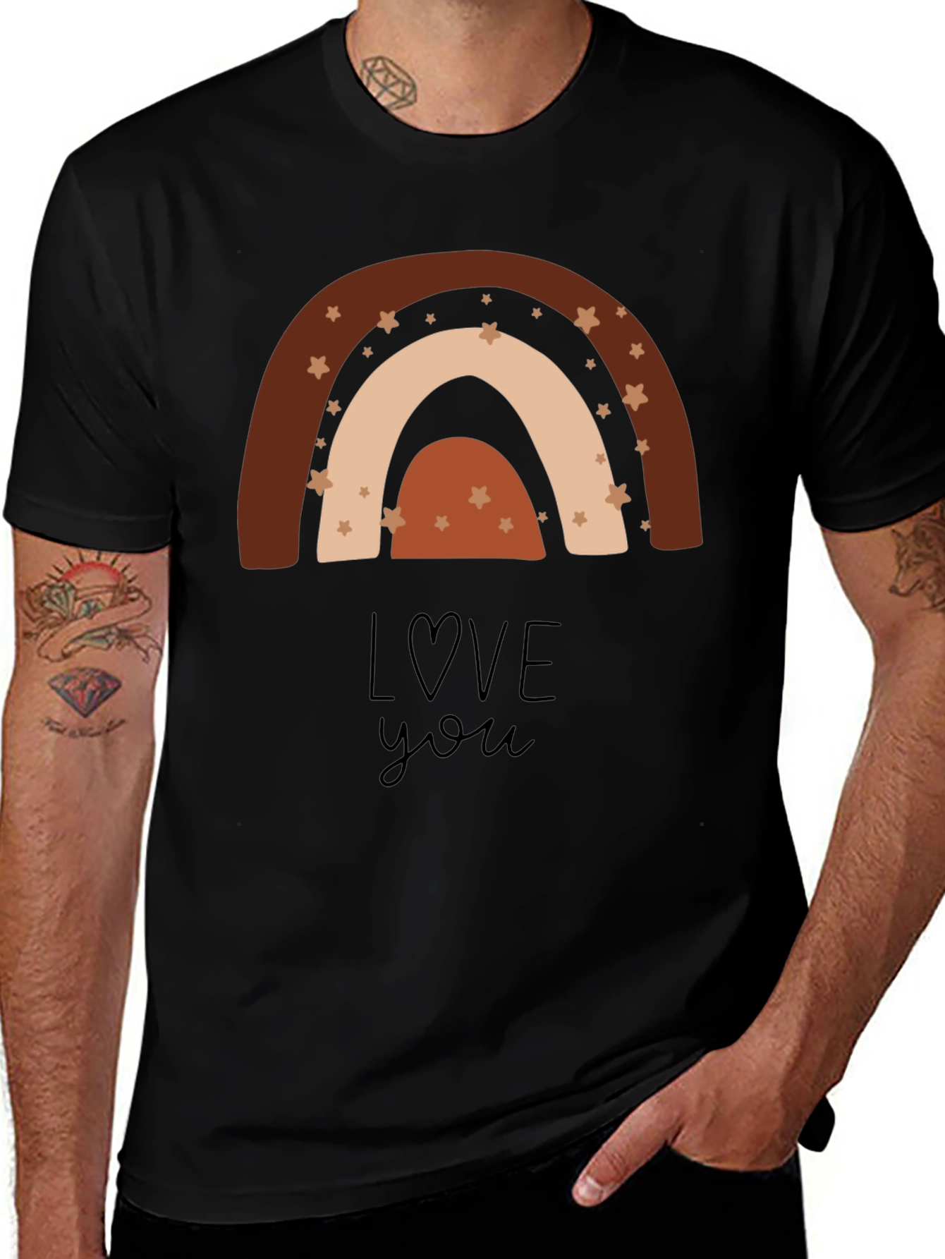 Boho Rainbow Love You T-Shirt