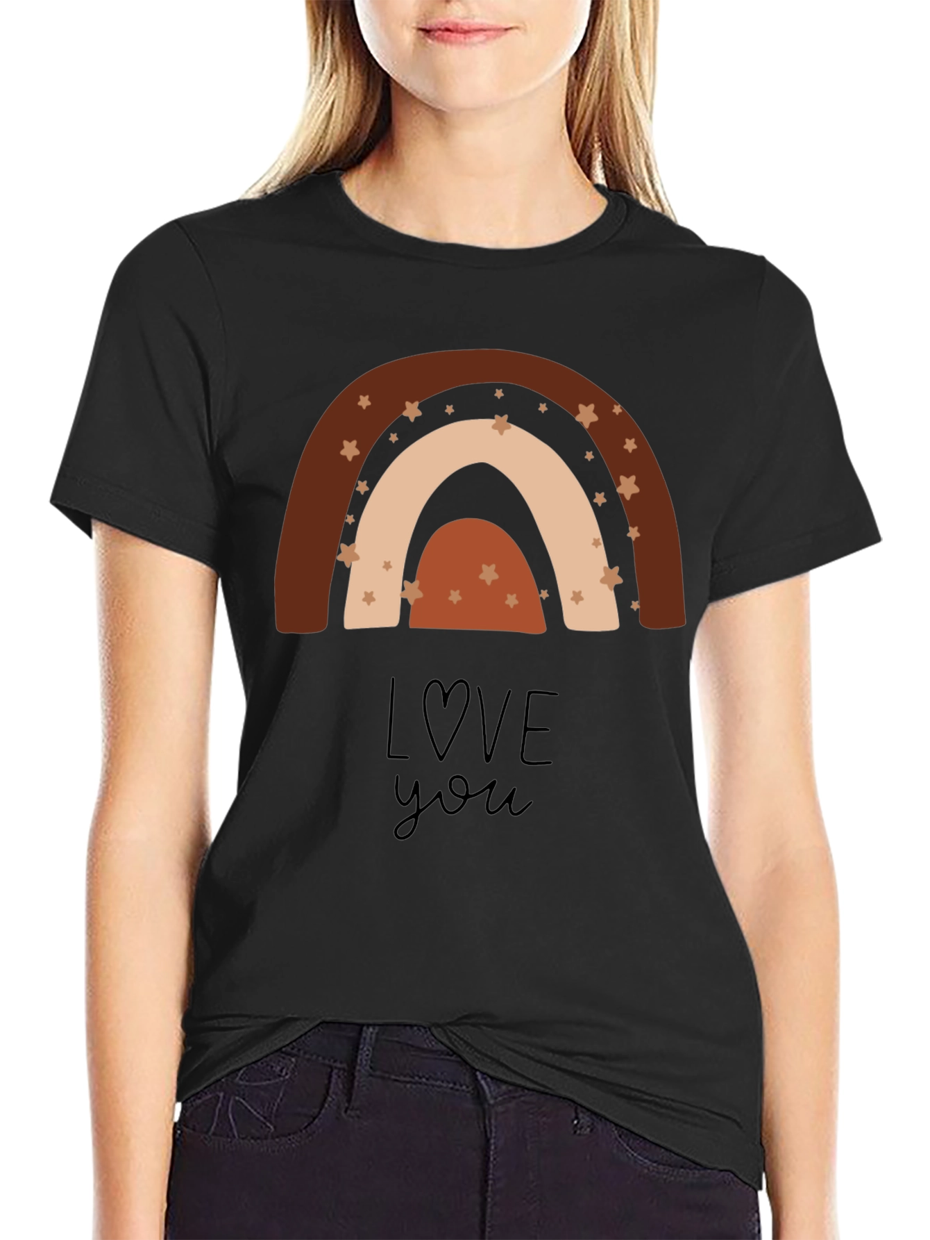 Boho Rainbow Love You T-Shirt