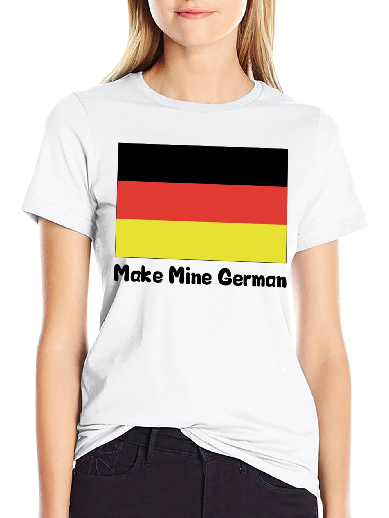Make Mine German T-Shirt Flag Tee