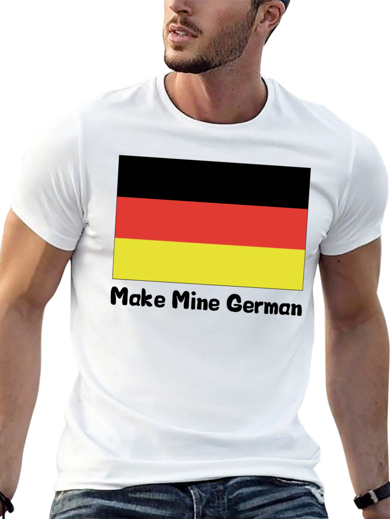 Make Mine German T-Shirt Flag Tee