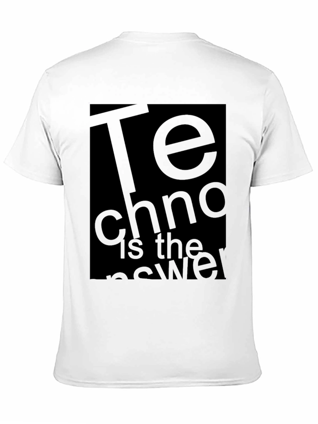 Techno is the Answer Graphic T-Shirt